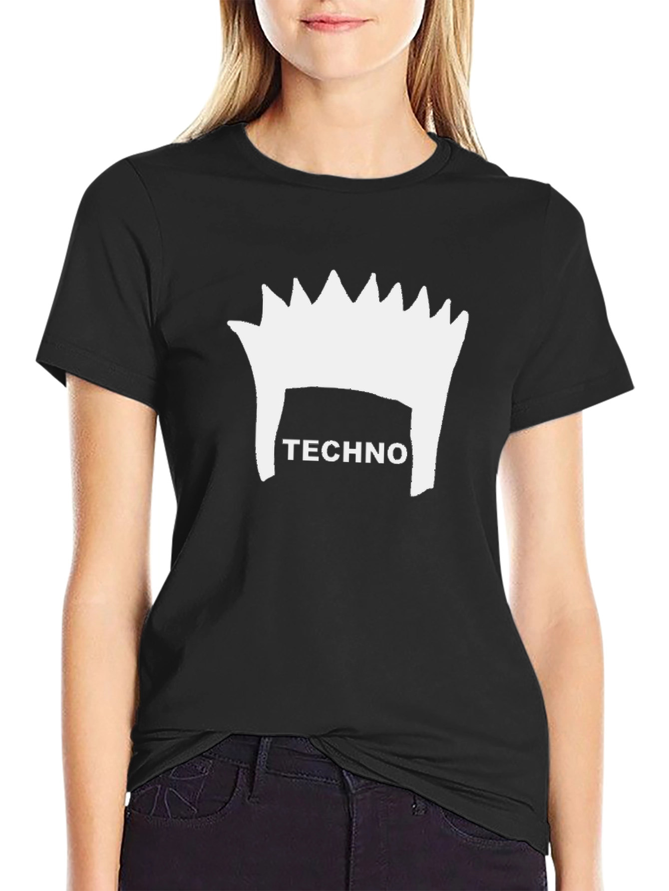 Techno Hairdo Graphic T-Shirt