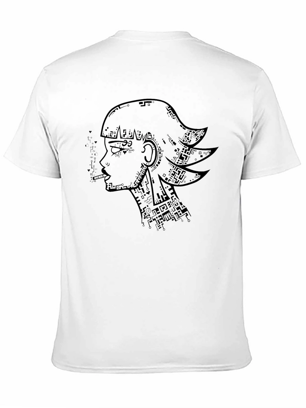 Cyberpunk Girl T-Shirt - Artistic Graphic Tee