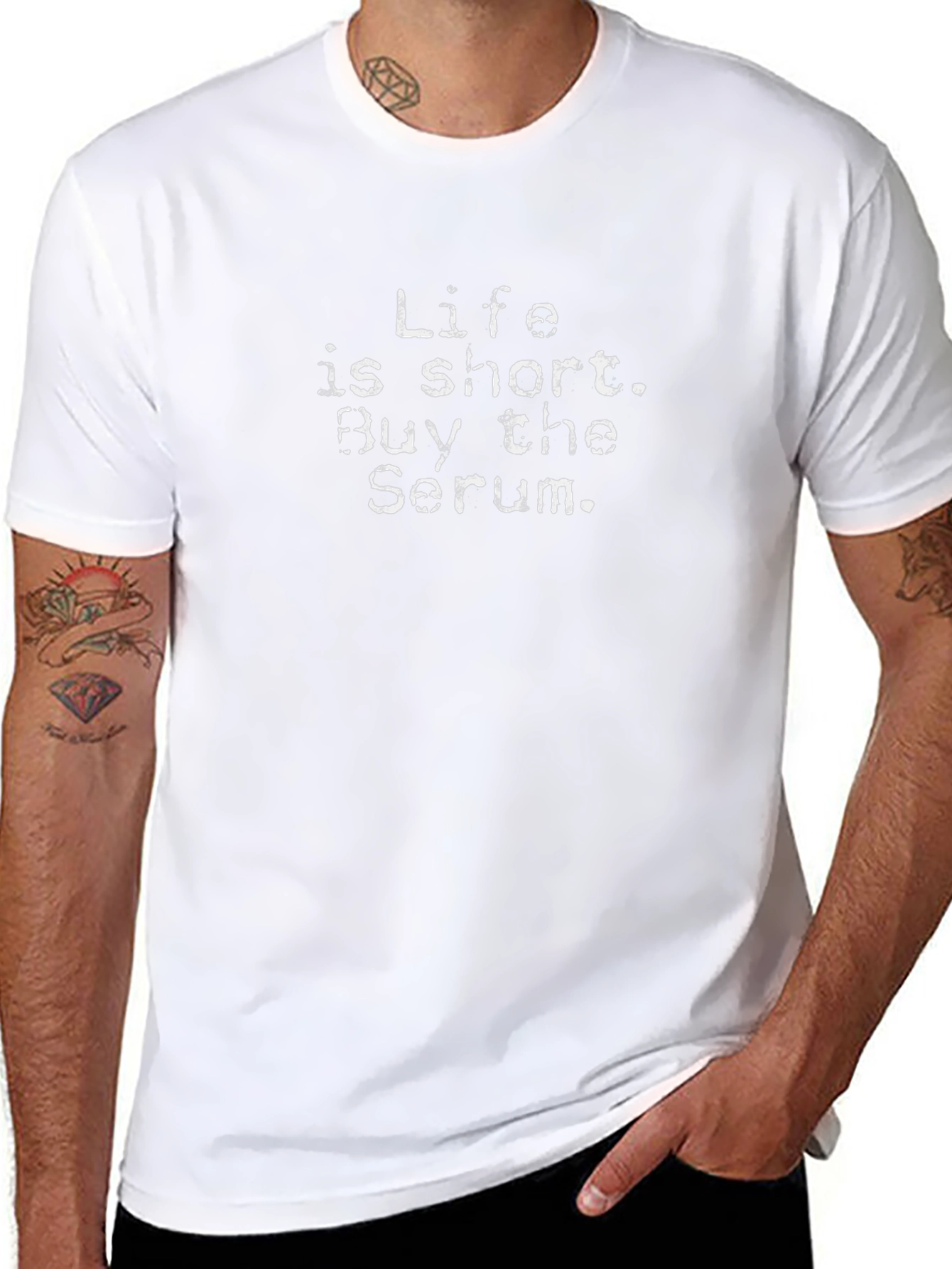 Life is Short Buy the Serum Graphic Tee