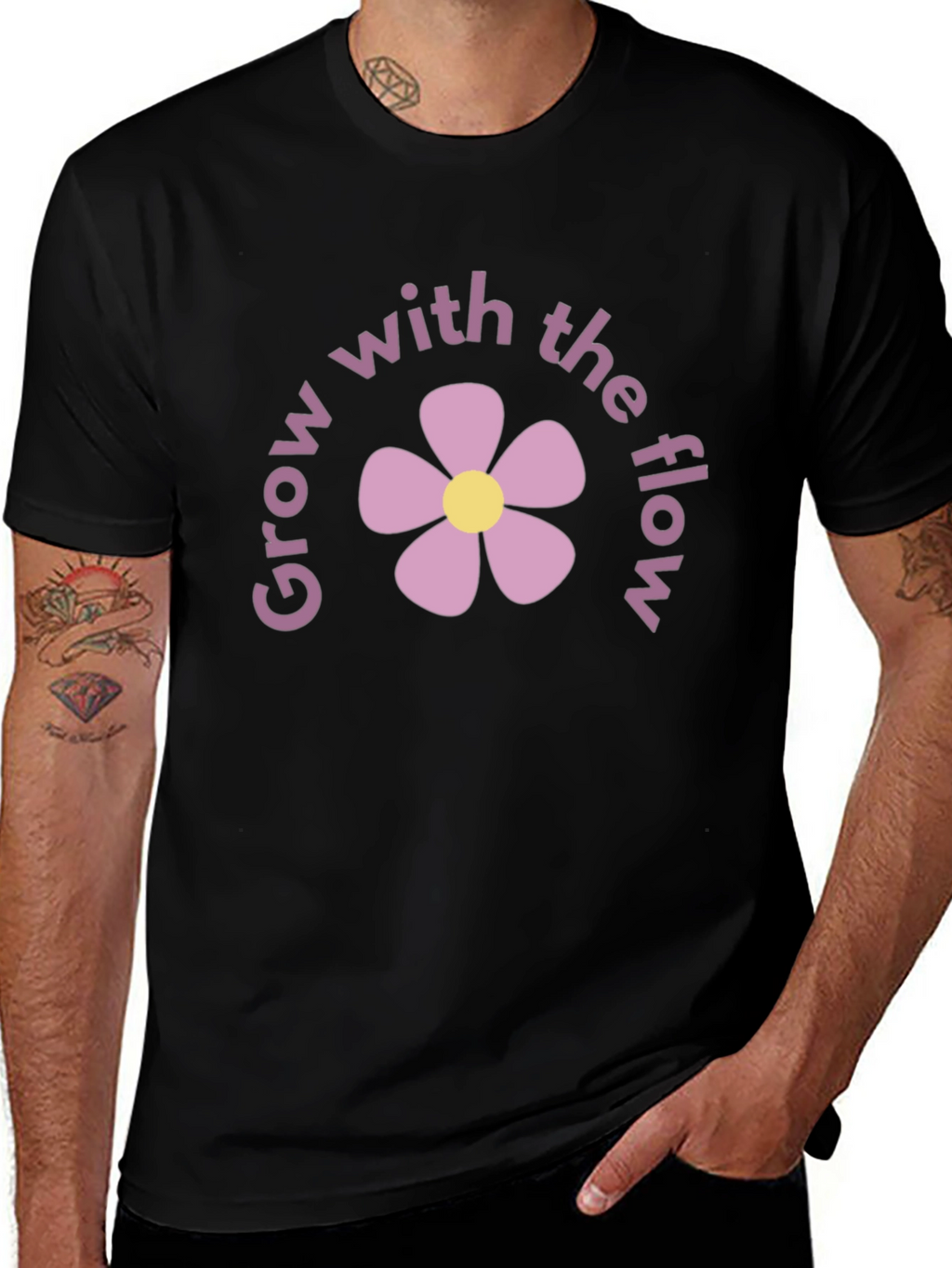 Grow With The Flow Graphic T-Shirt