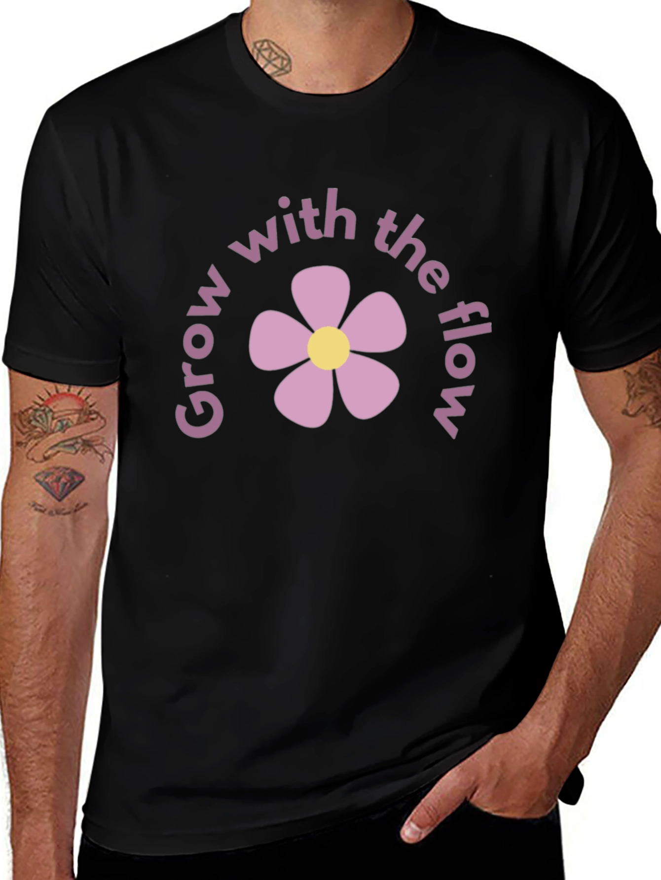 Grow With The Flow Graphic T-Shirt