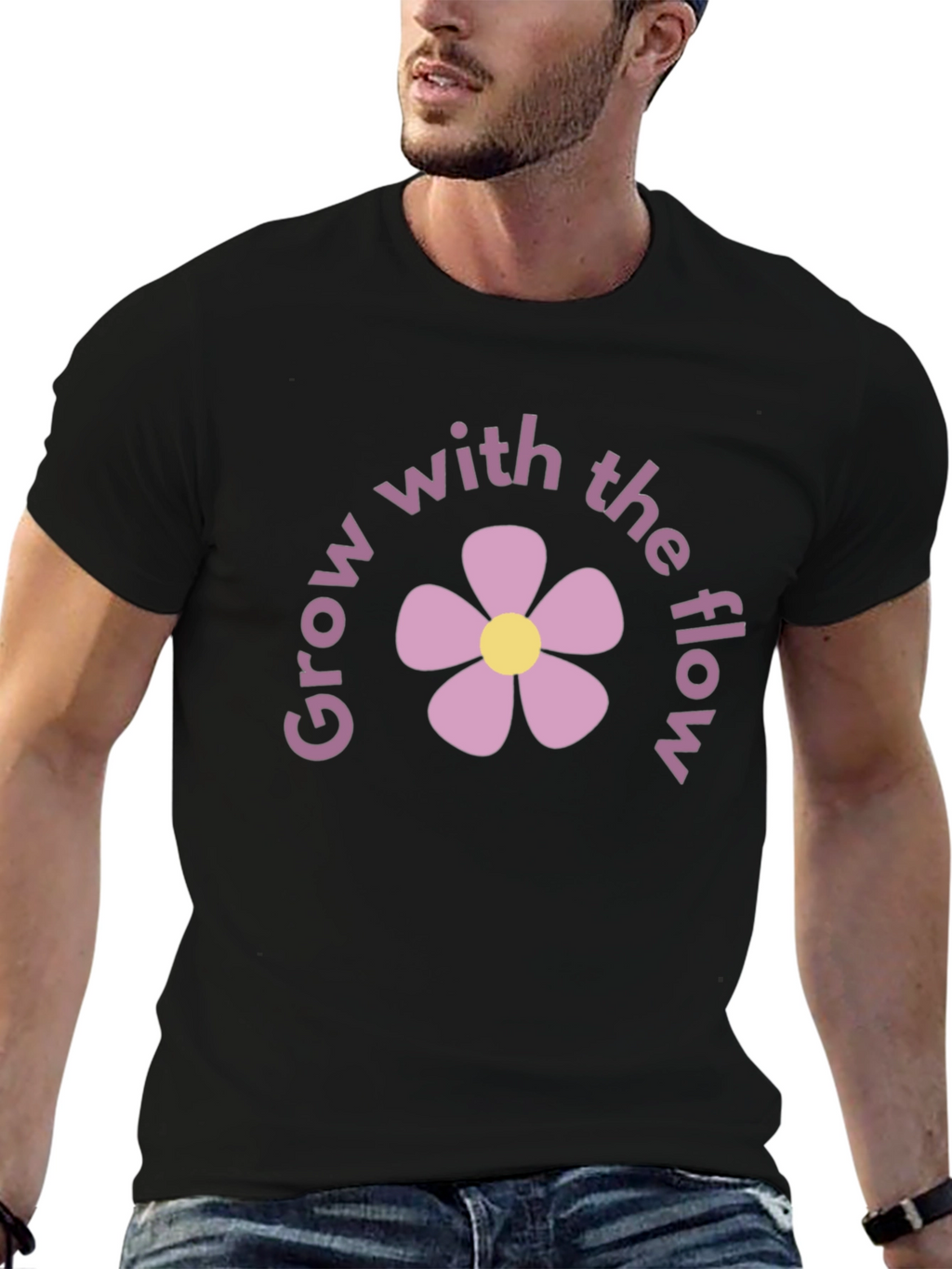 Grow With The Flow Graphic T-Shirt