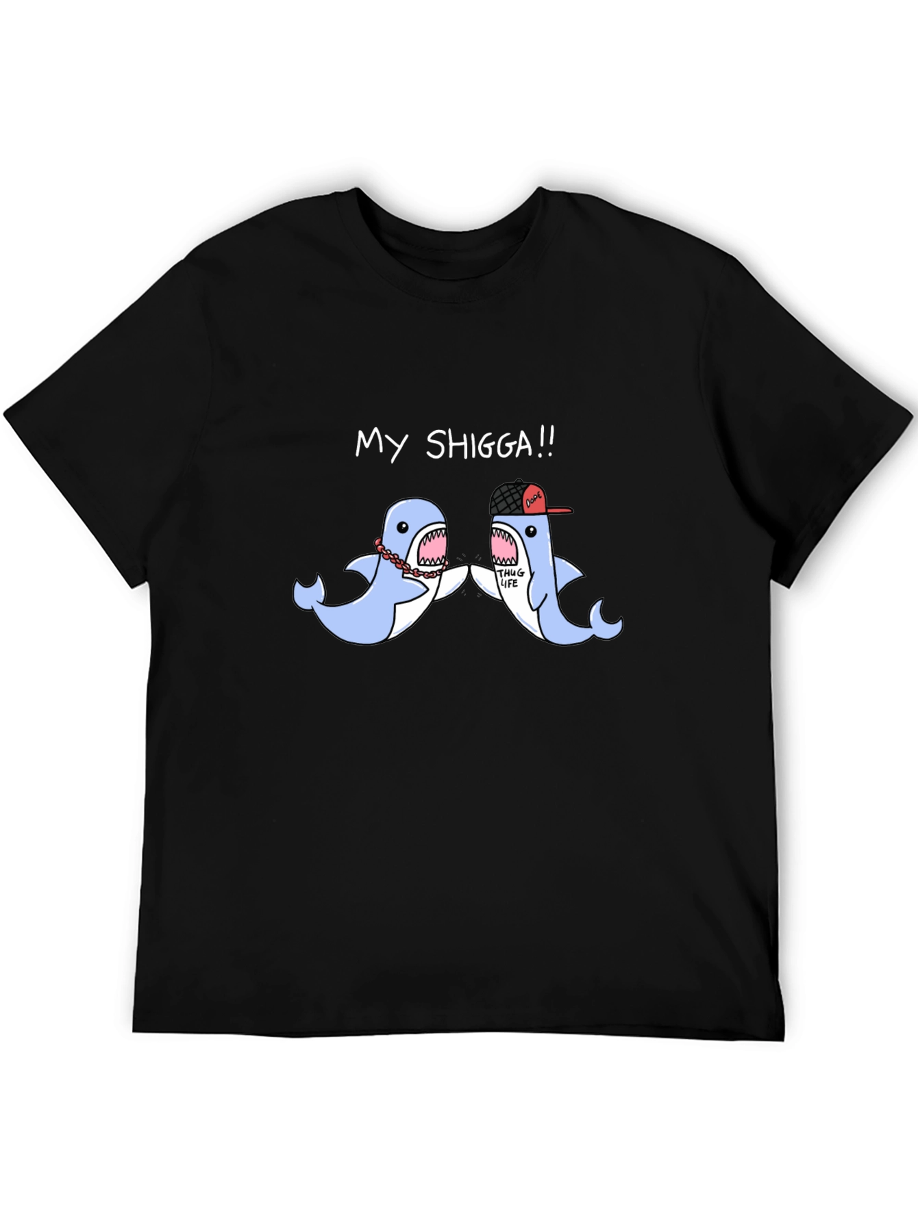 My Shigga Shark Graphic T-Shirt - Unique Design