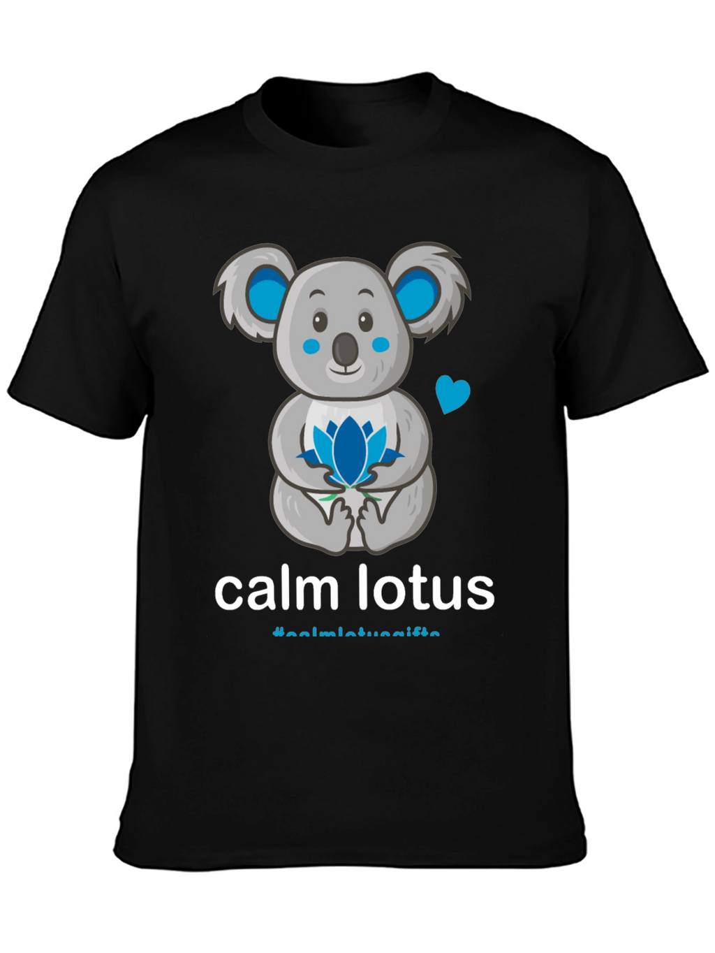 Calm Lotus Koala Graphic T-Shirt