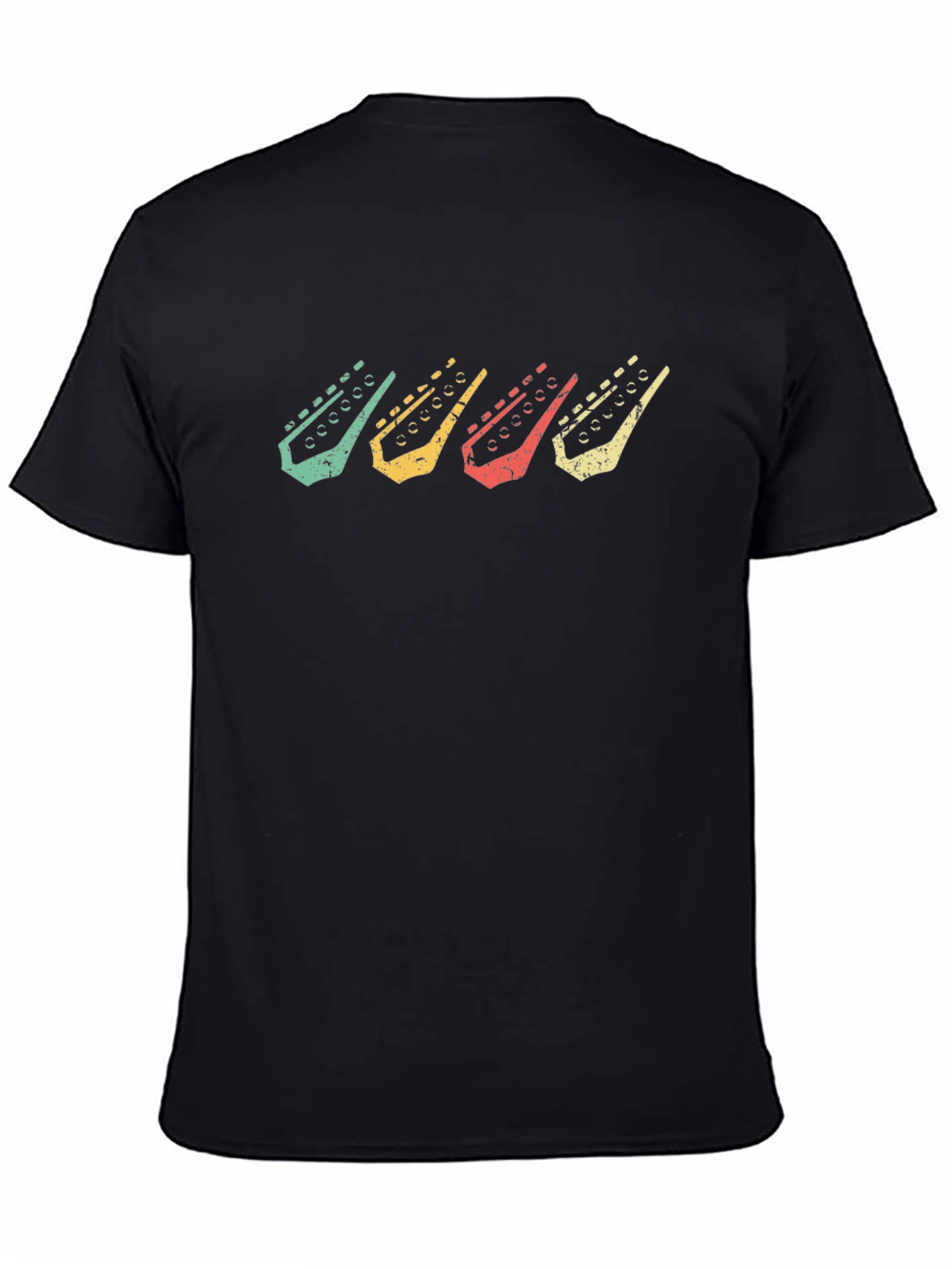 Retro Guitar Headstock T-Shirt