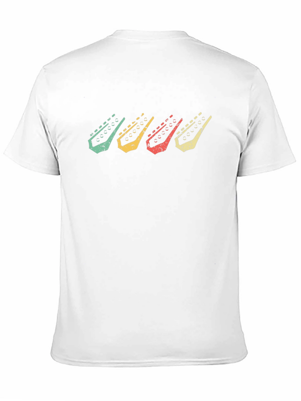Retro Guitar Headstock T-Shirt