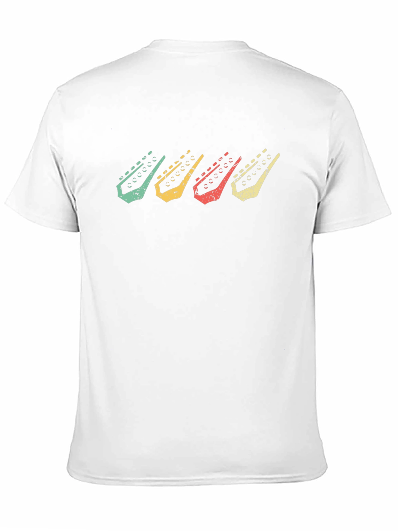 Retro Guitar Headstock T-Shirt