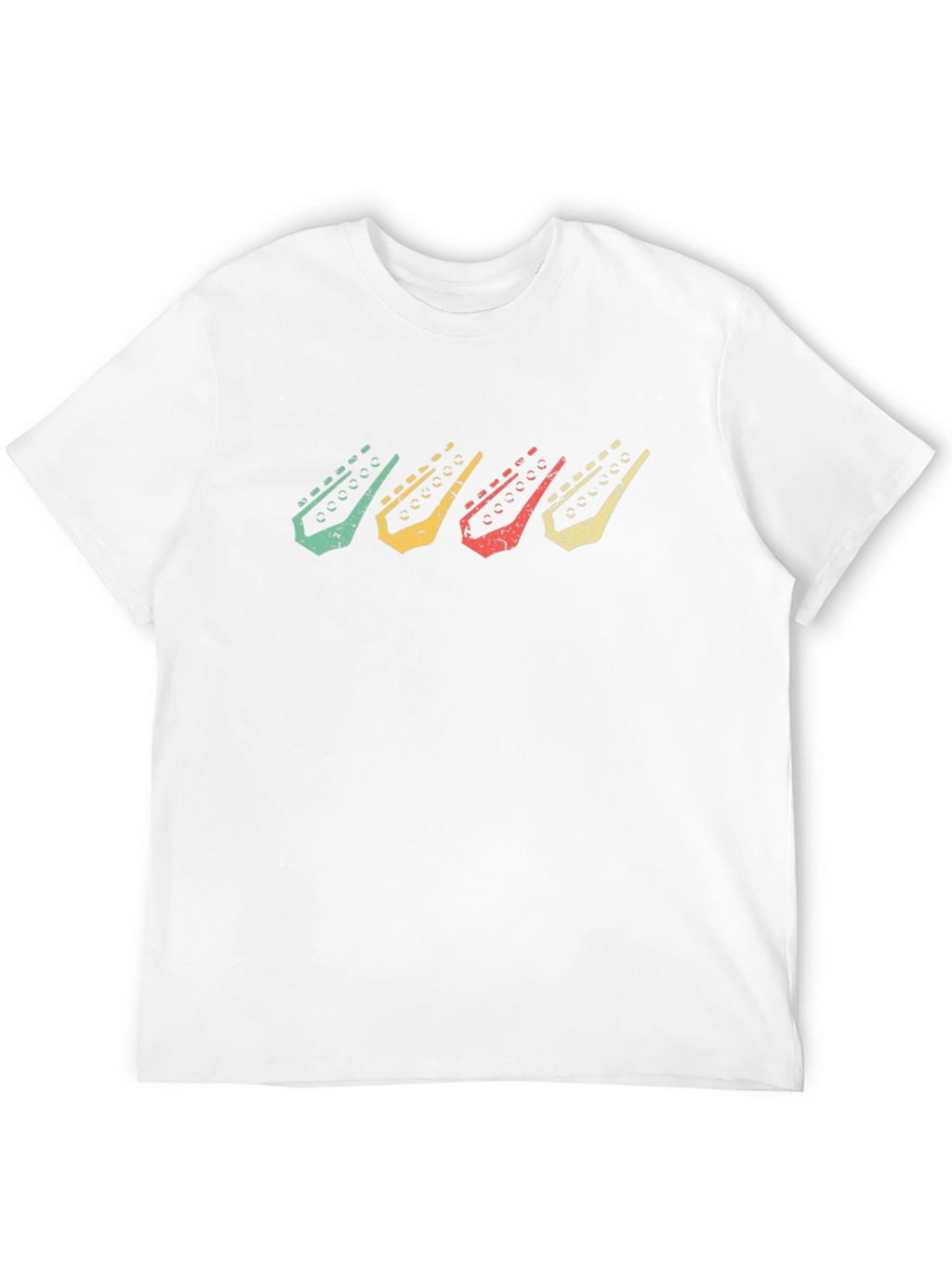 Retro Guitar Headstock T-Shirt