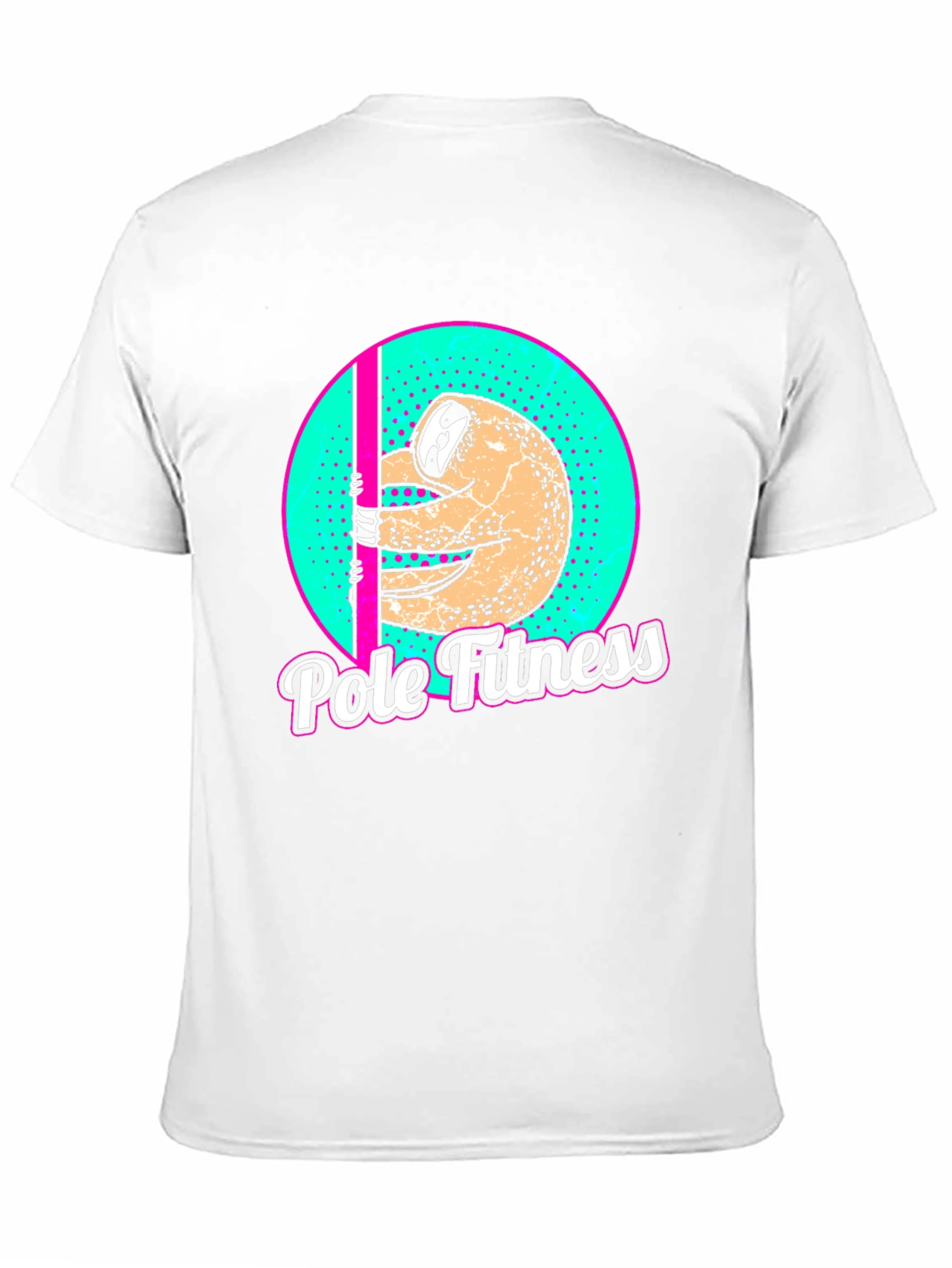 Sloth Pole Fitness Graphic T-Shirt - Black