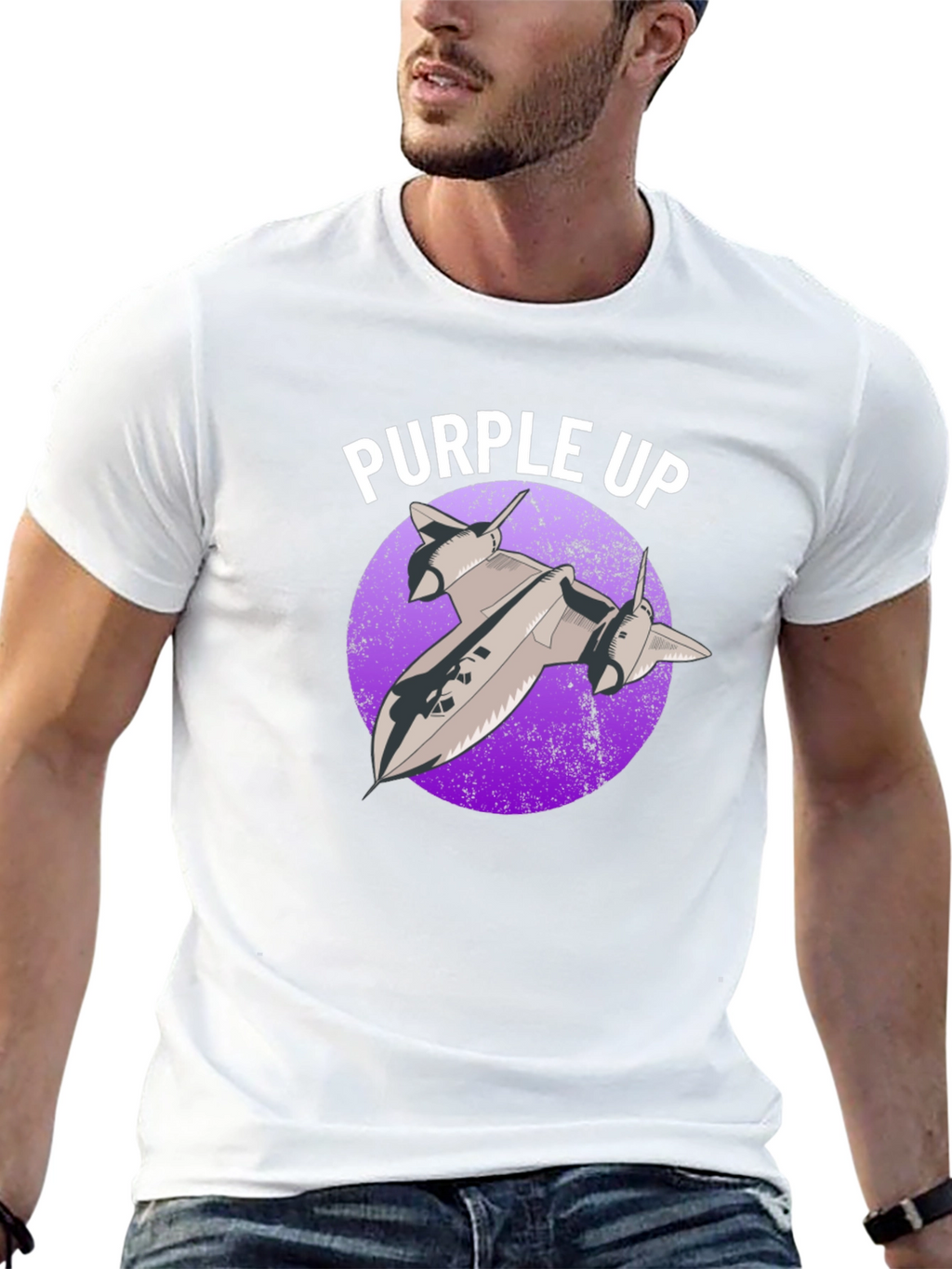 Purple Up SR-71 Blackbird T-Shirt