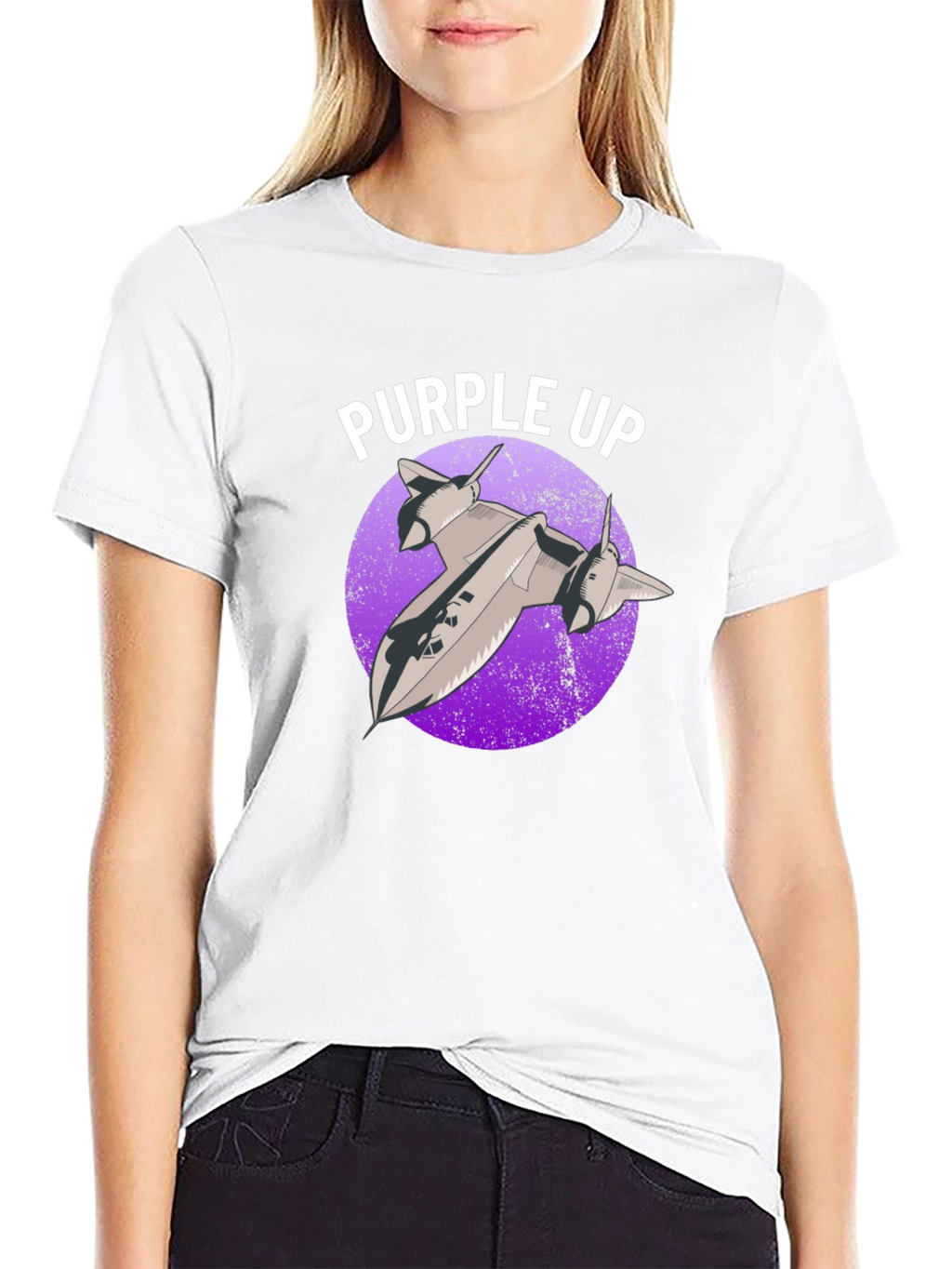 Purple Up SR-71 Blackbird T-Shirt