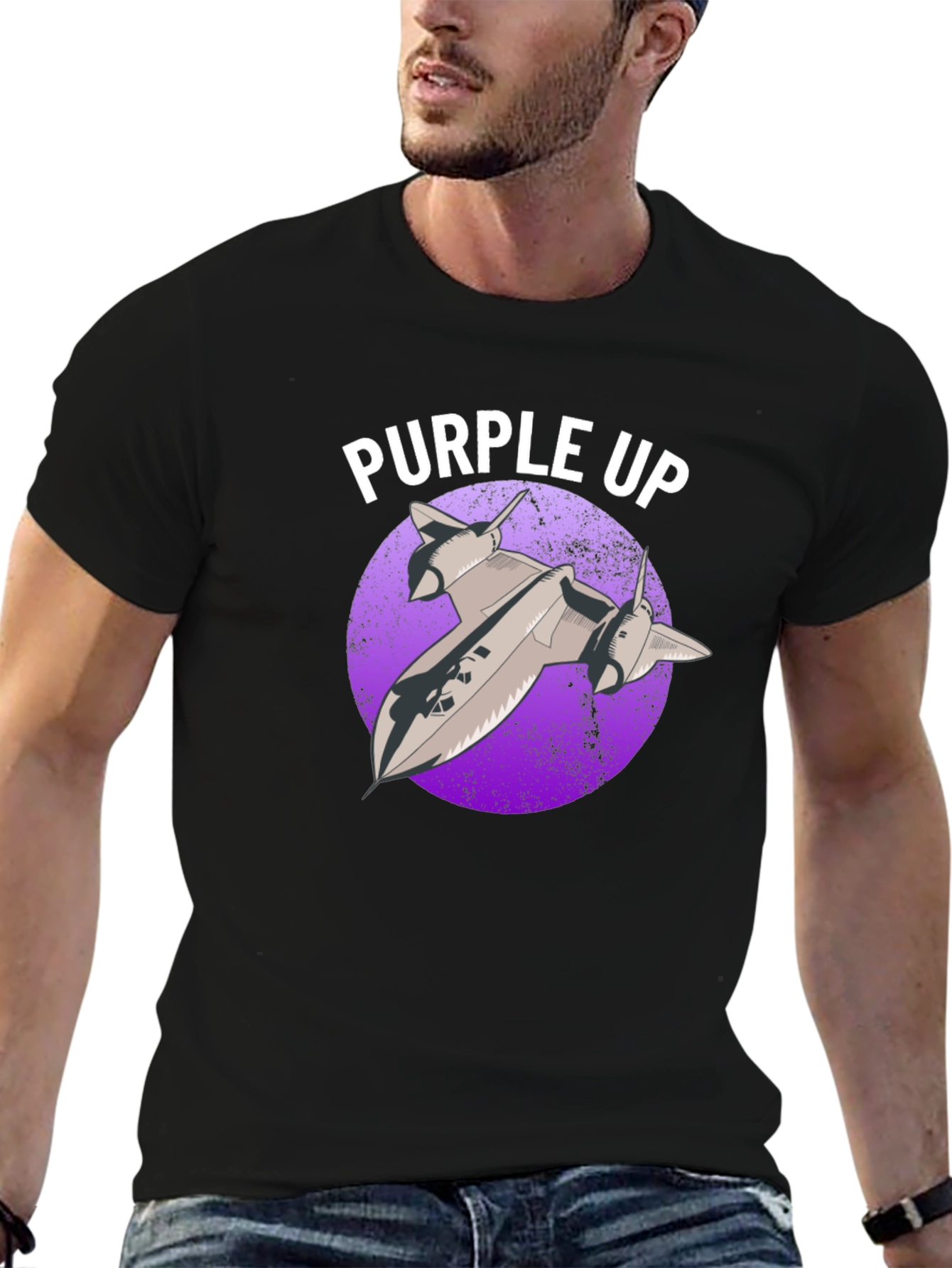 Purple Up SR-71 Blackbird T-Shirt