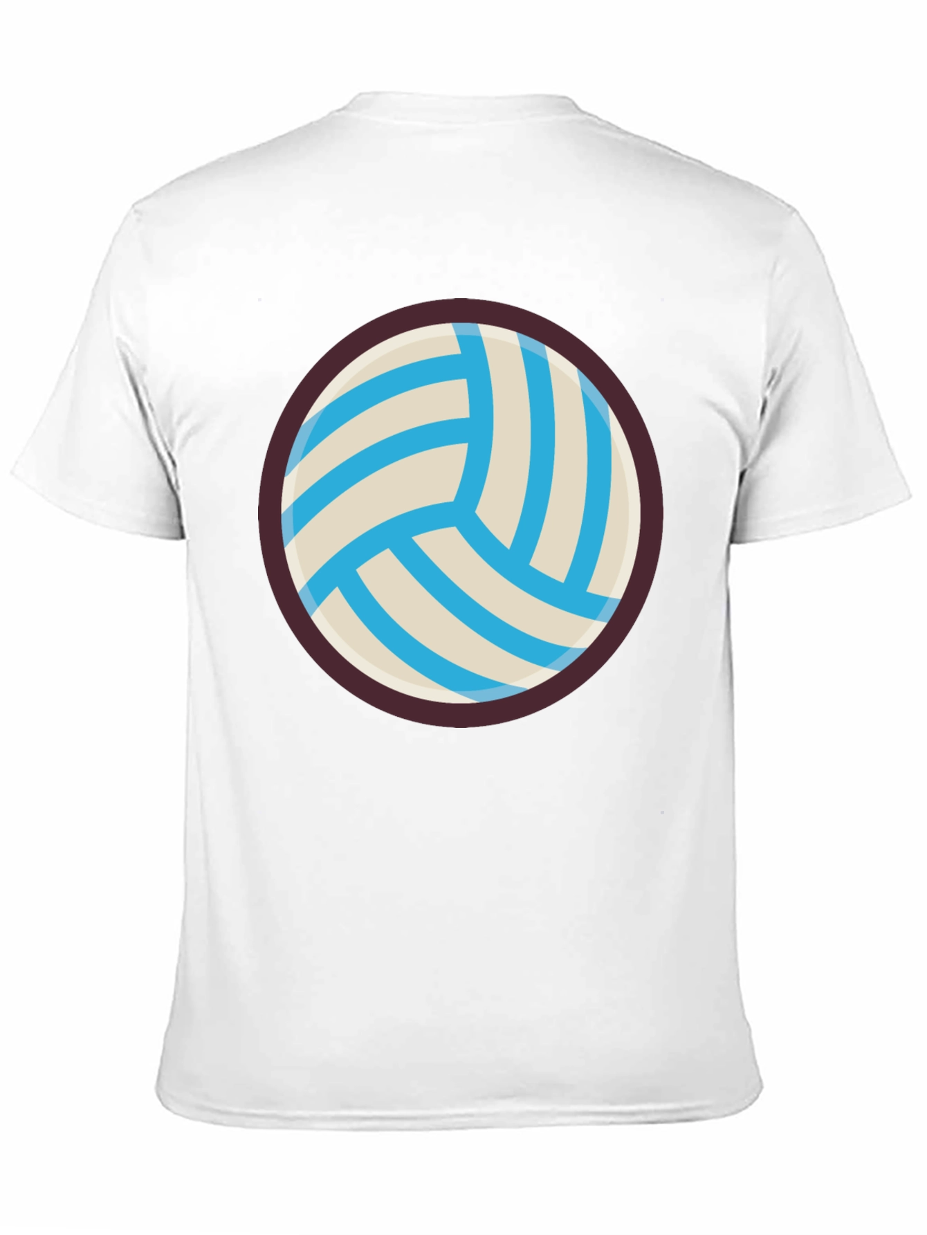 Volleyball Graphic Tee - Sporty Casual Style
