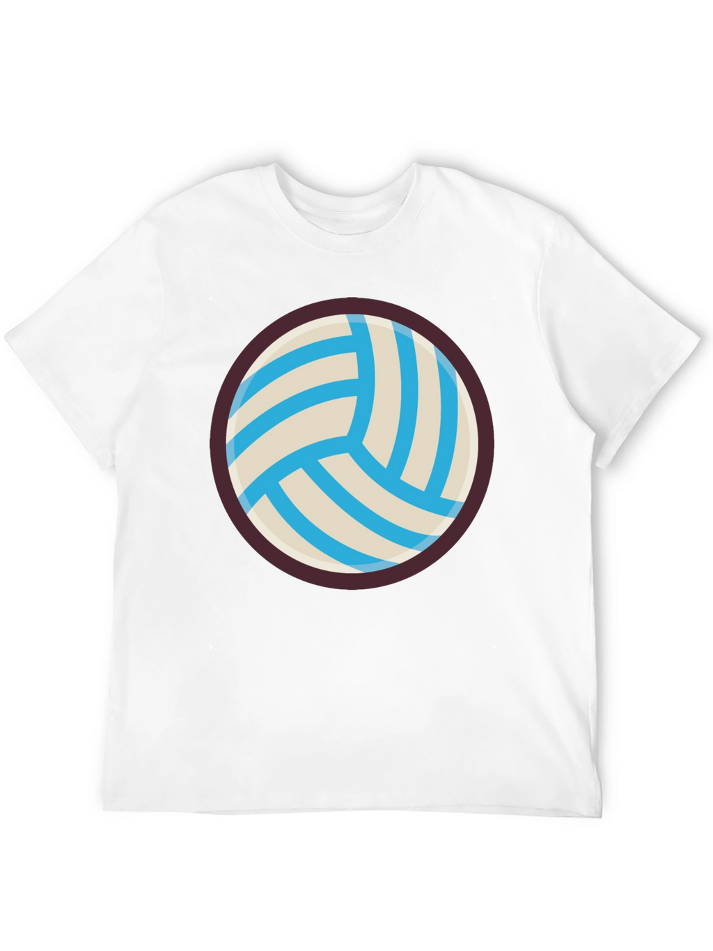 Volleyball Graphic Tee - Sporty Casual Style