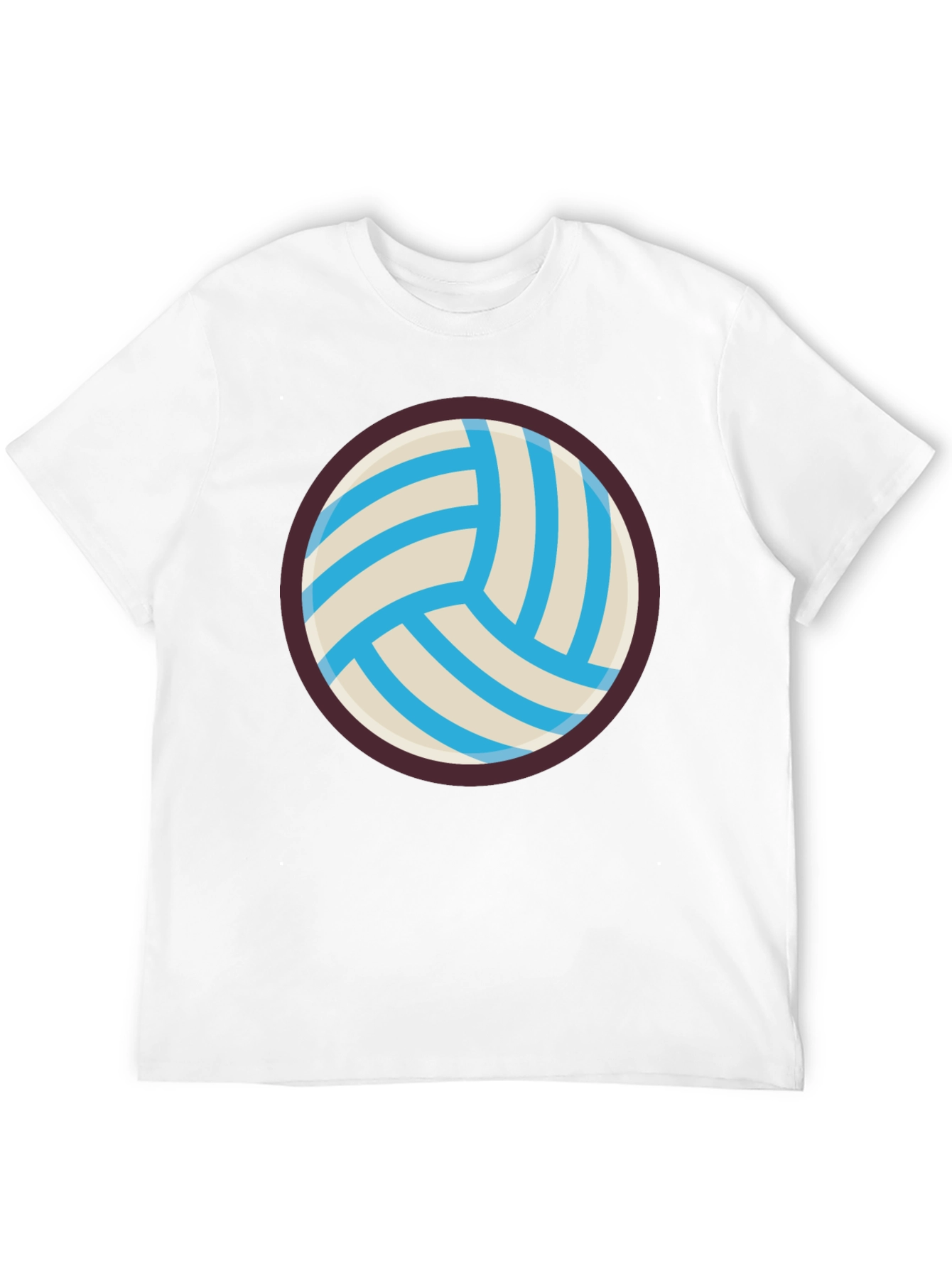 Volleyball Graphic Tee - Sporty Casual Style