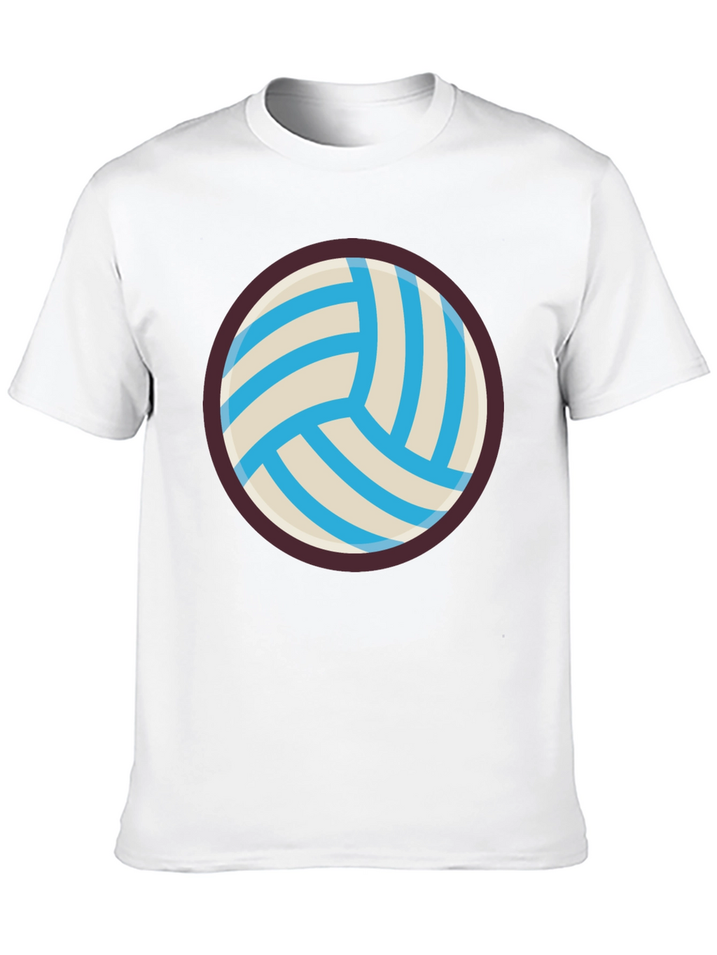 Volleyball Graphic Tee - Sporty Casual Style