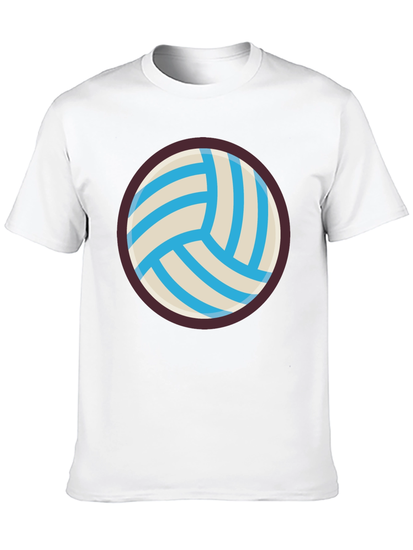 Volleyball Graphic Tee - Sporty Casual Style