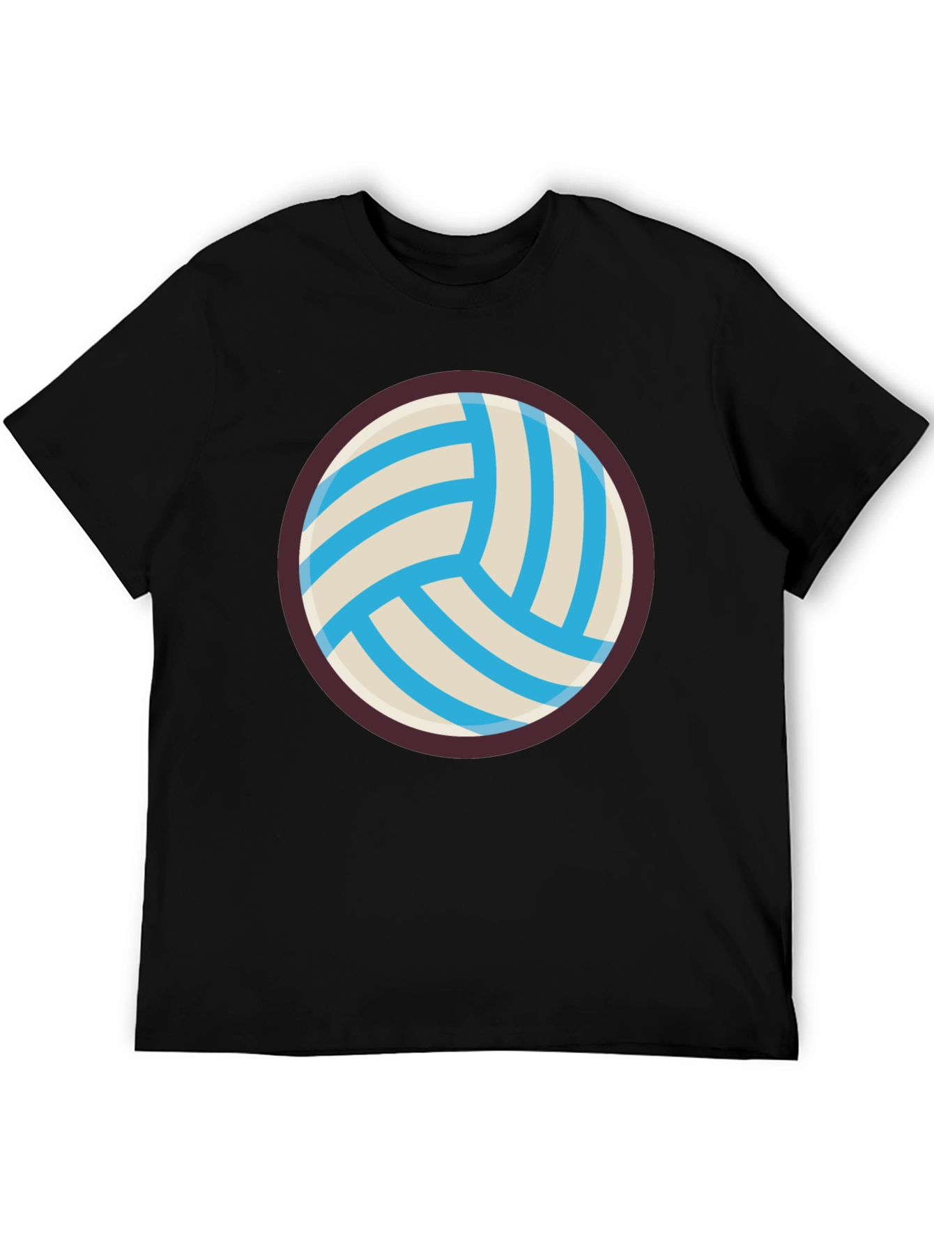 Volleyball Graphic Tee - Sporty Casual Style
