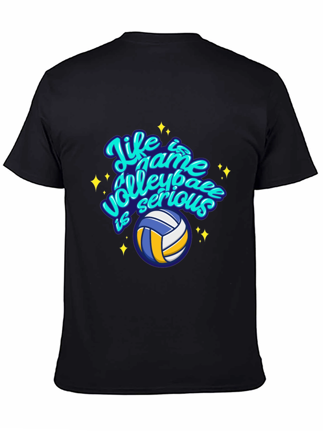 Volleyball Life Game Graphic Tee - Casual Comfort