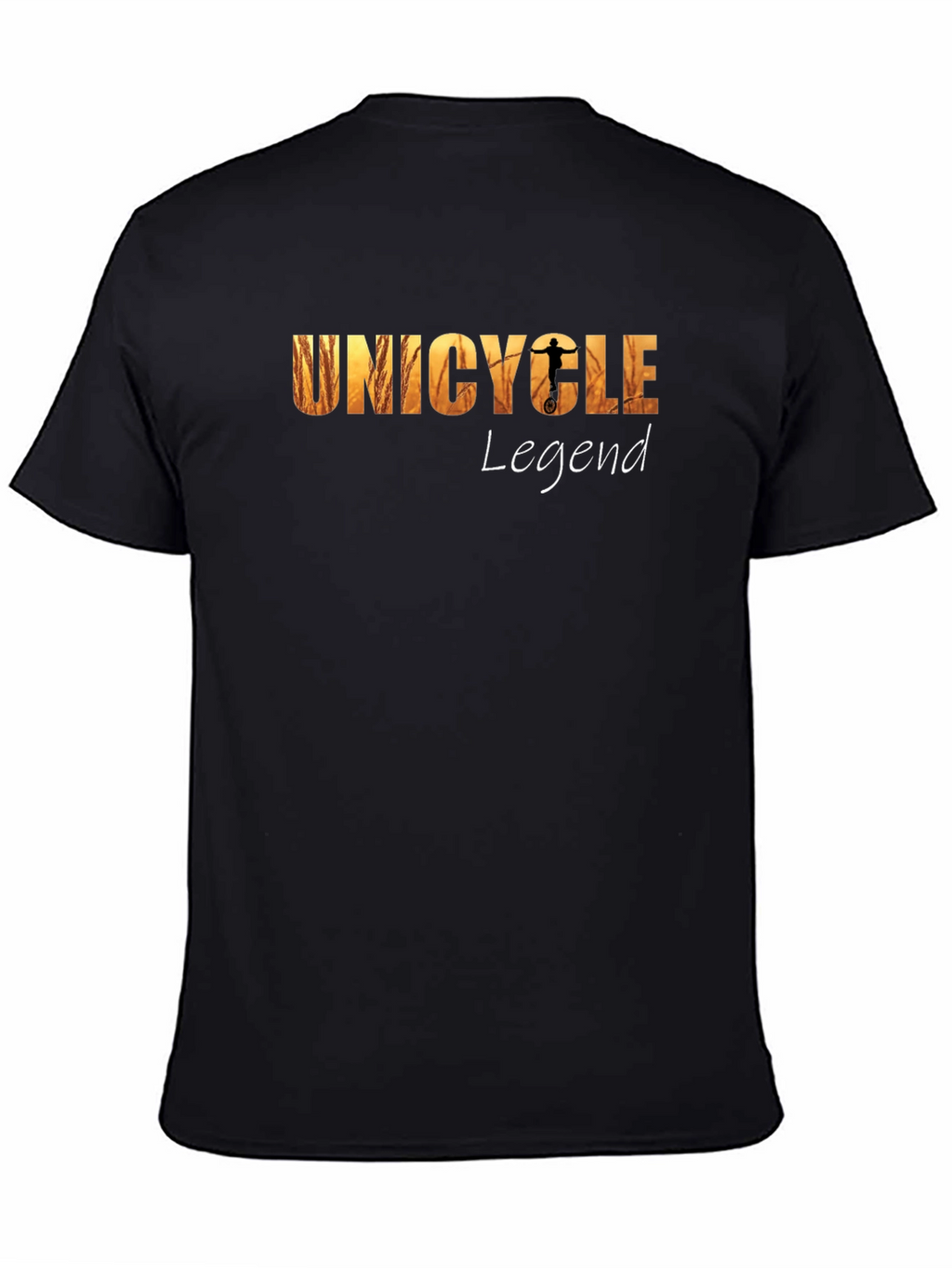 Unicycle Legend Black T-Shirt
