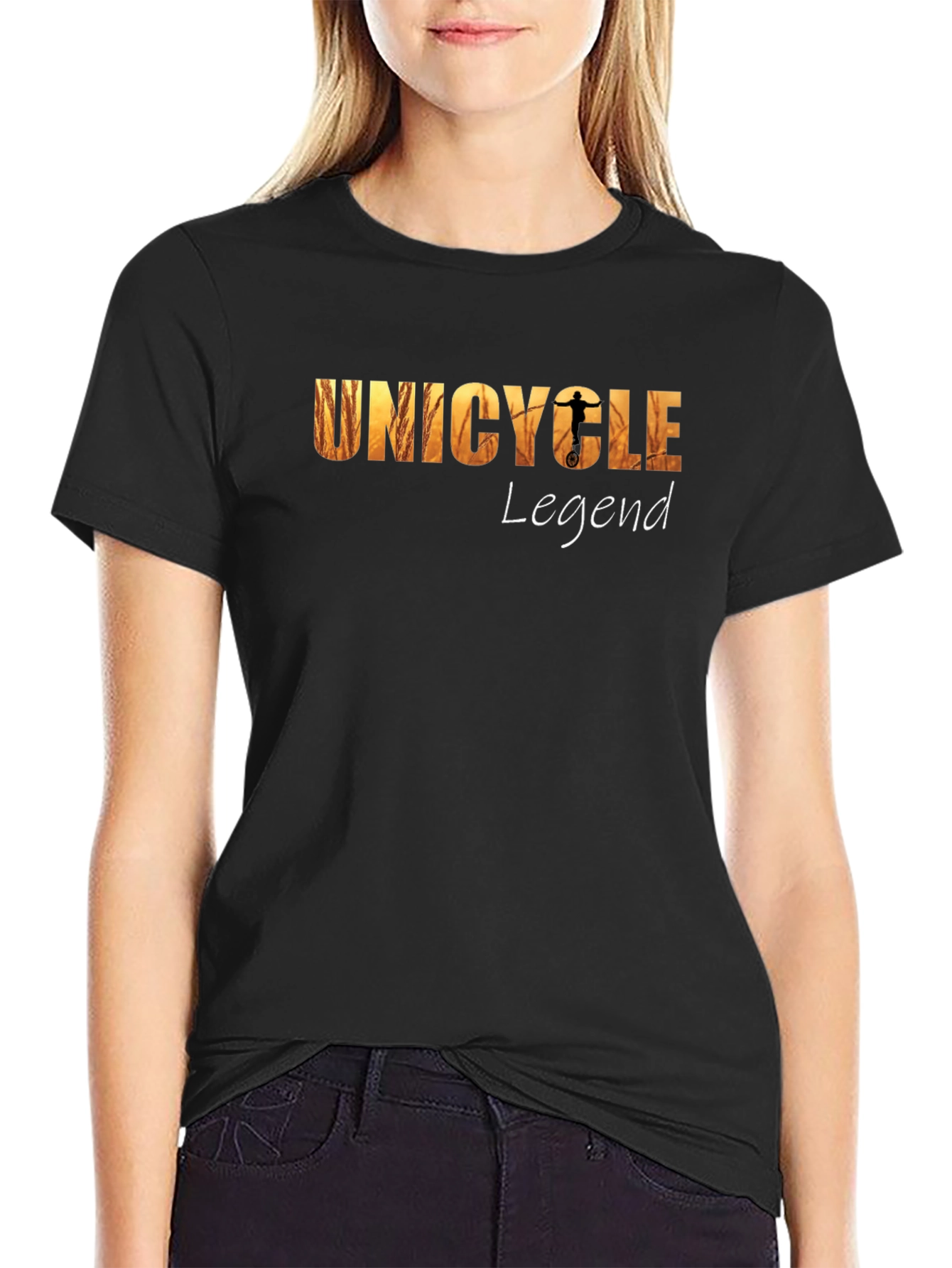Unicycle Legend Black T-Shirt