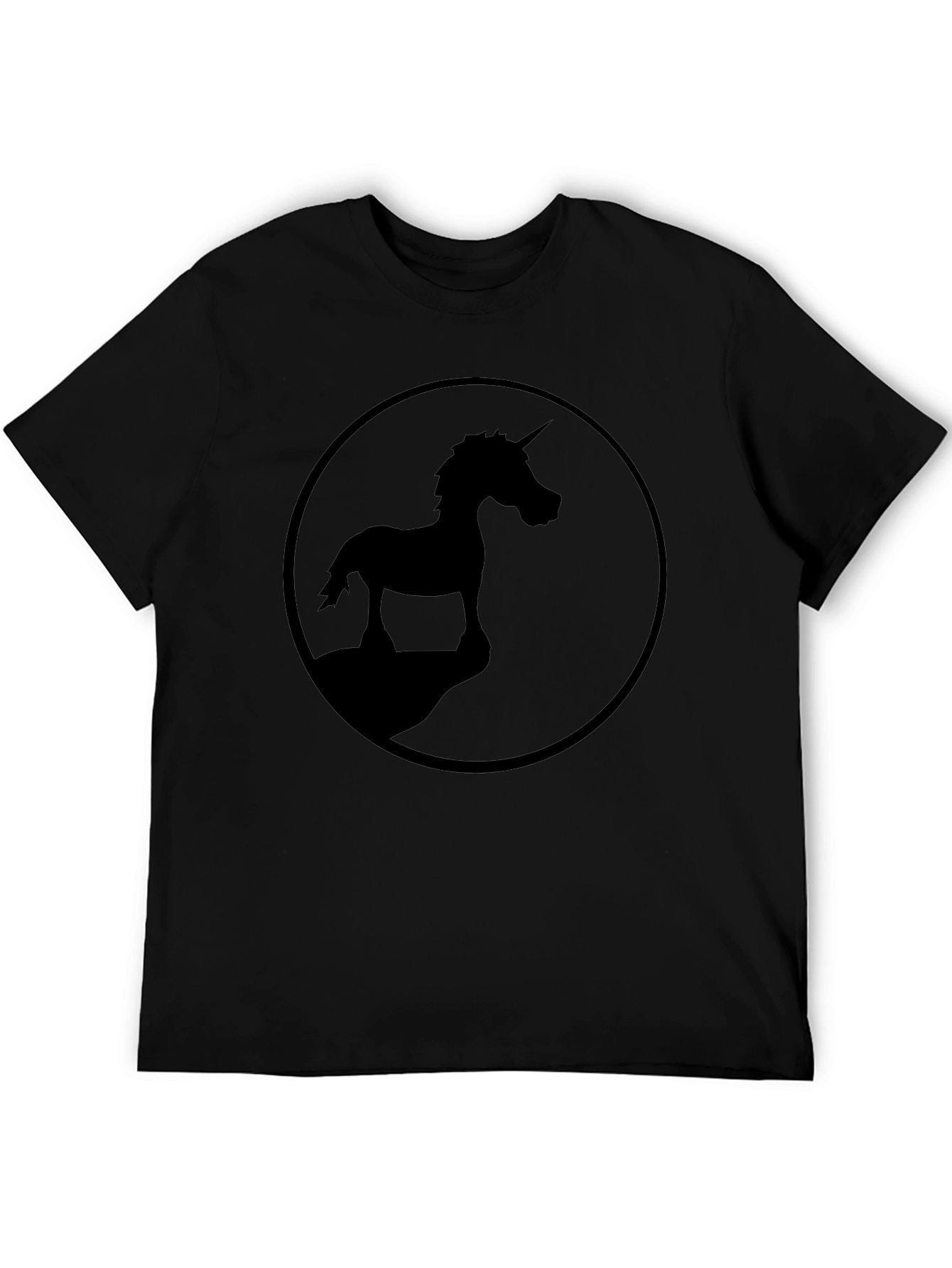 Unicorn Silhouette Graphic T-Shirt