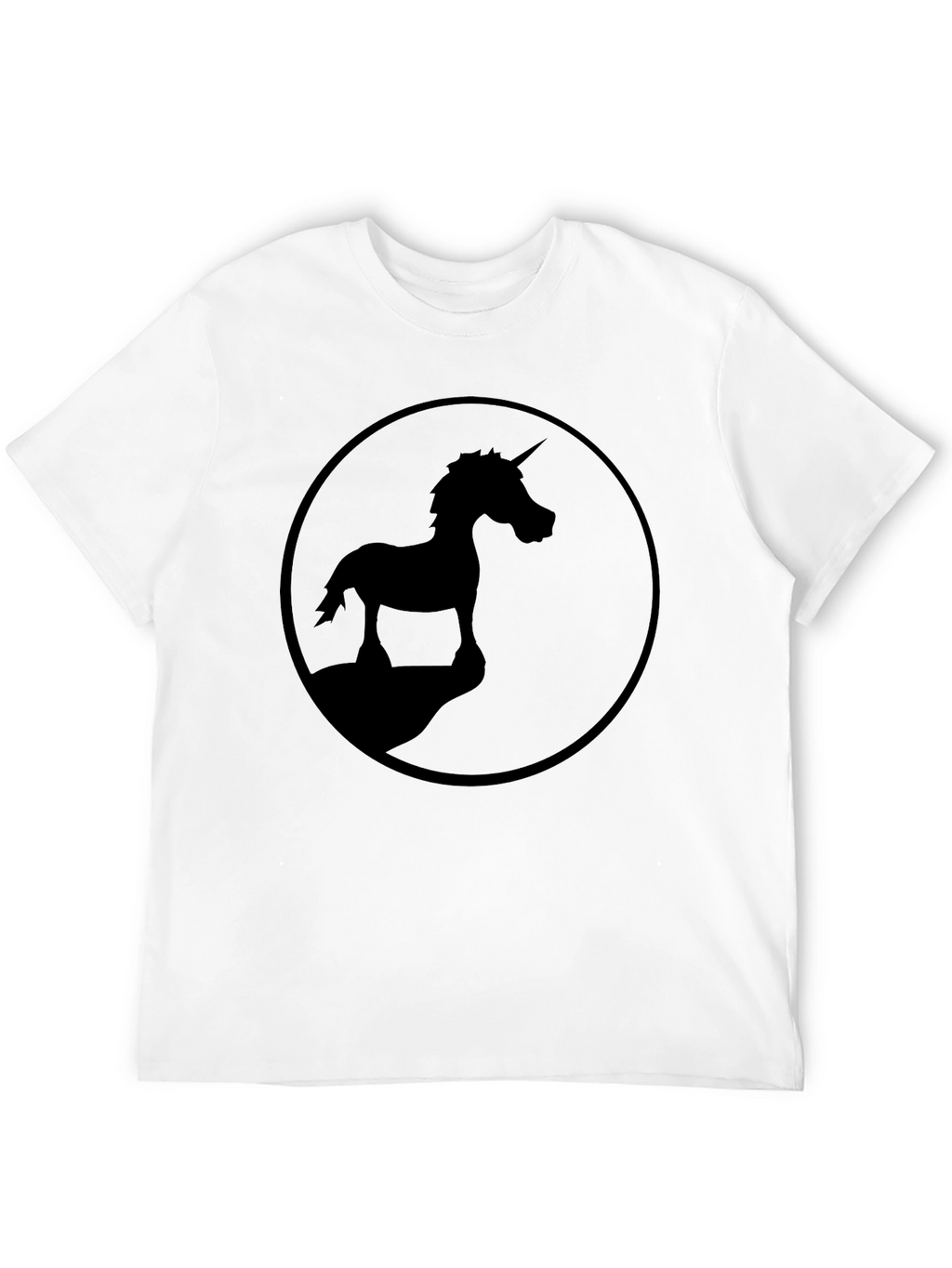 Unicorn Silhouette Graphic T-Shirt