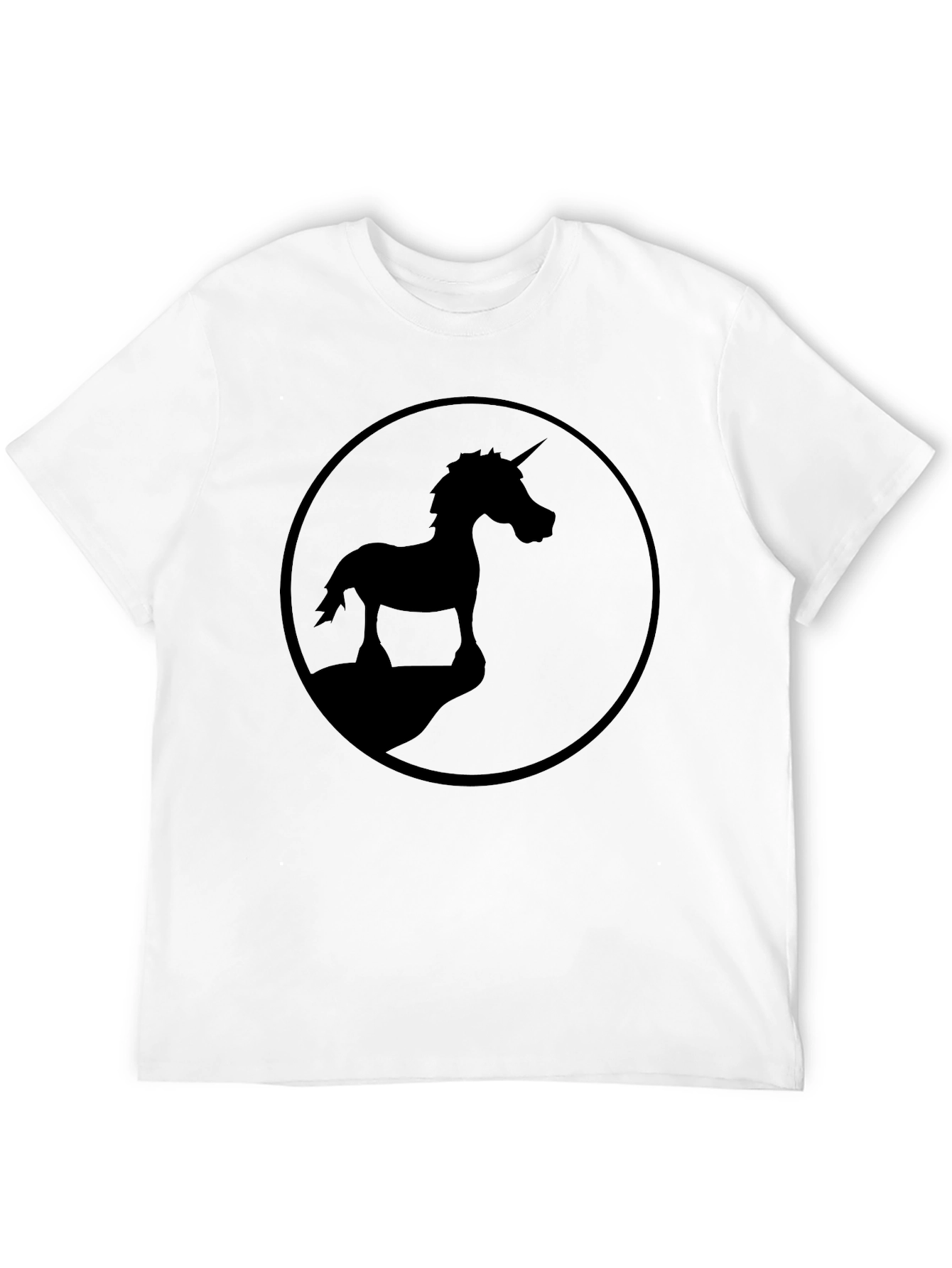 Unicorn Silhouette Graphic T-Shirt