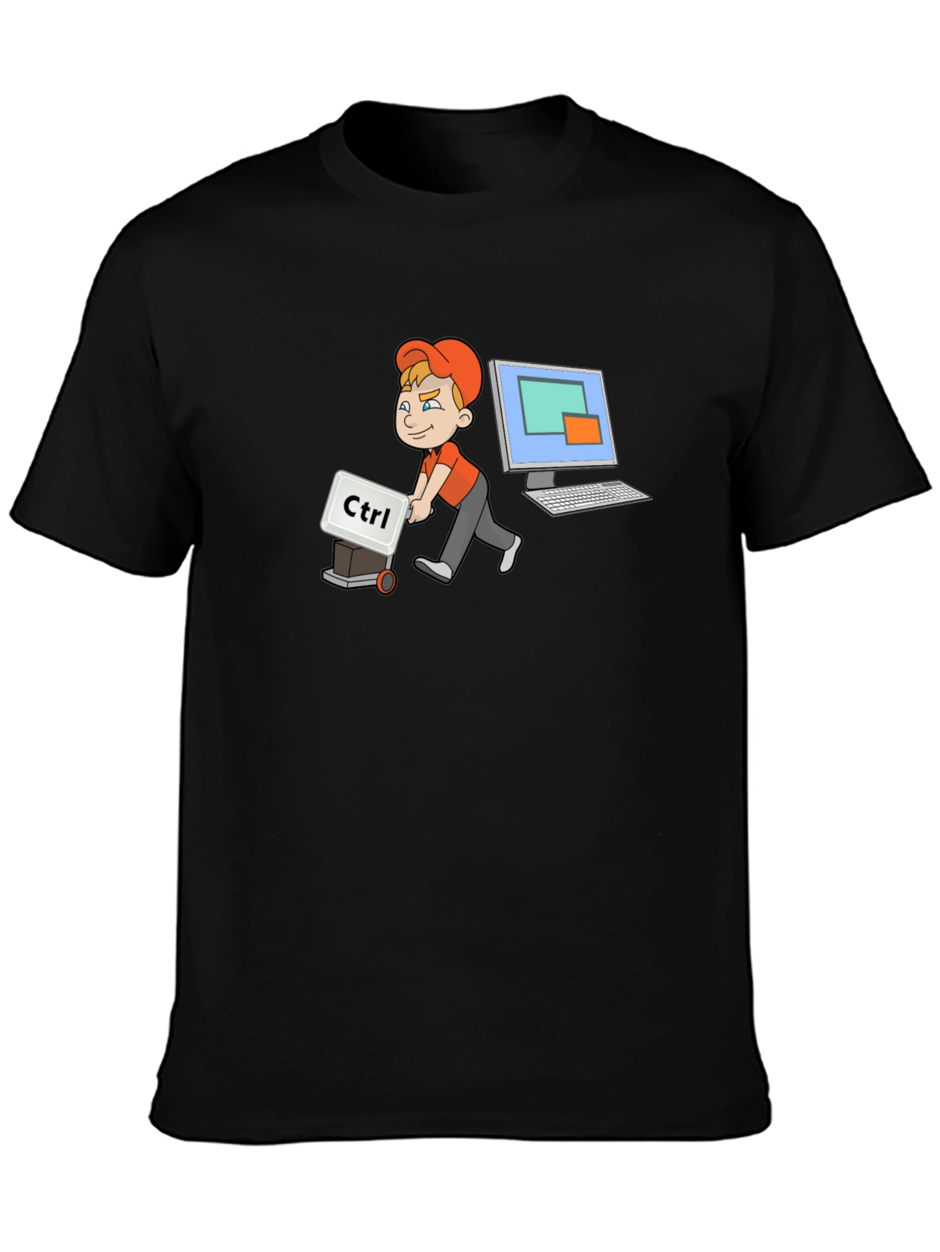 Geeky Ctrl Computer T-Shirt