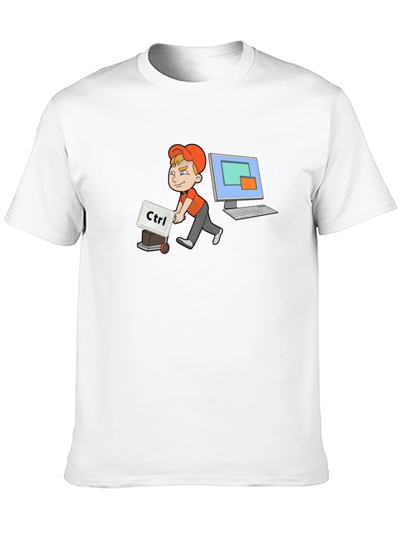 Geeky Ctrl Computer T-Shirt