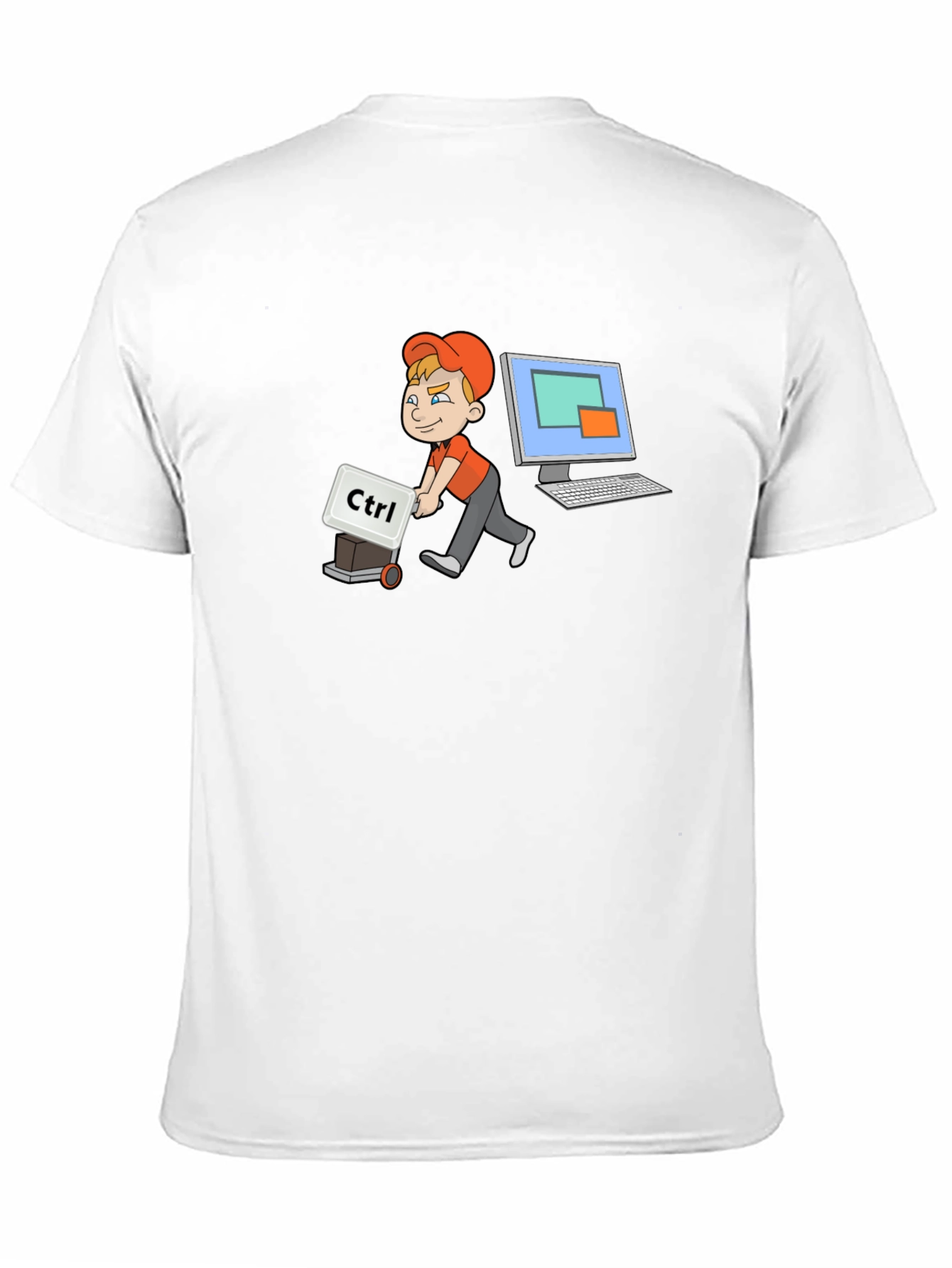 Geeky Ctrl Computer T-Shirt