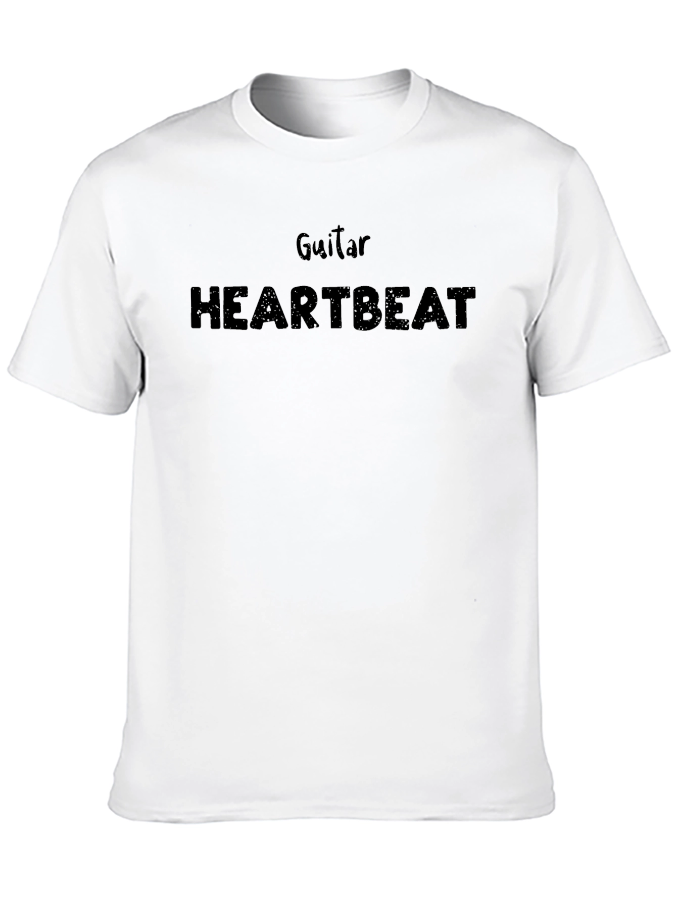 Guitar Heartbeat Graphic Tee - Music Lover T-Shirt