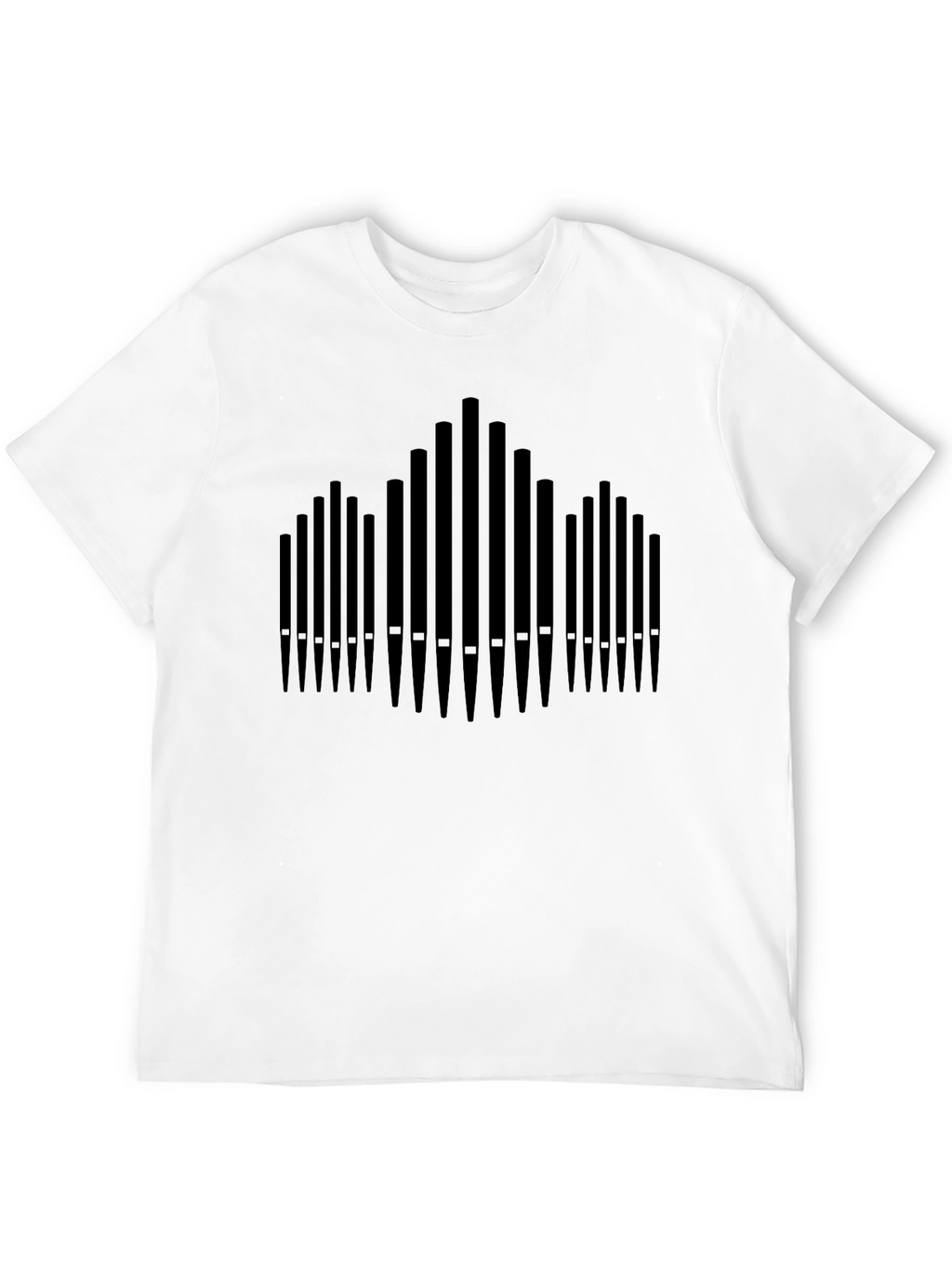 Organ Pipe T-Shirt: Musical Instrument Tee
