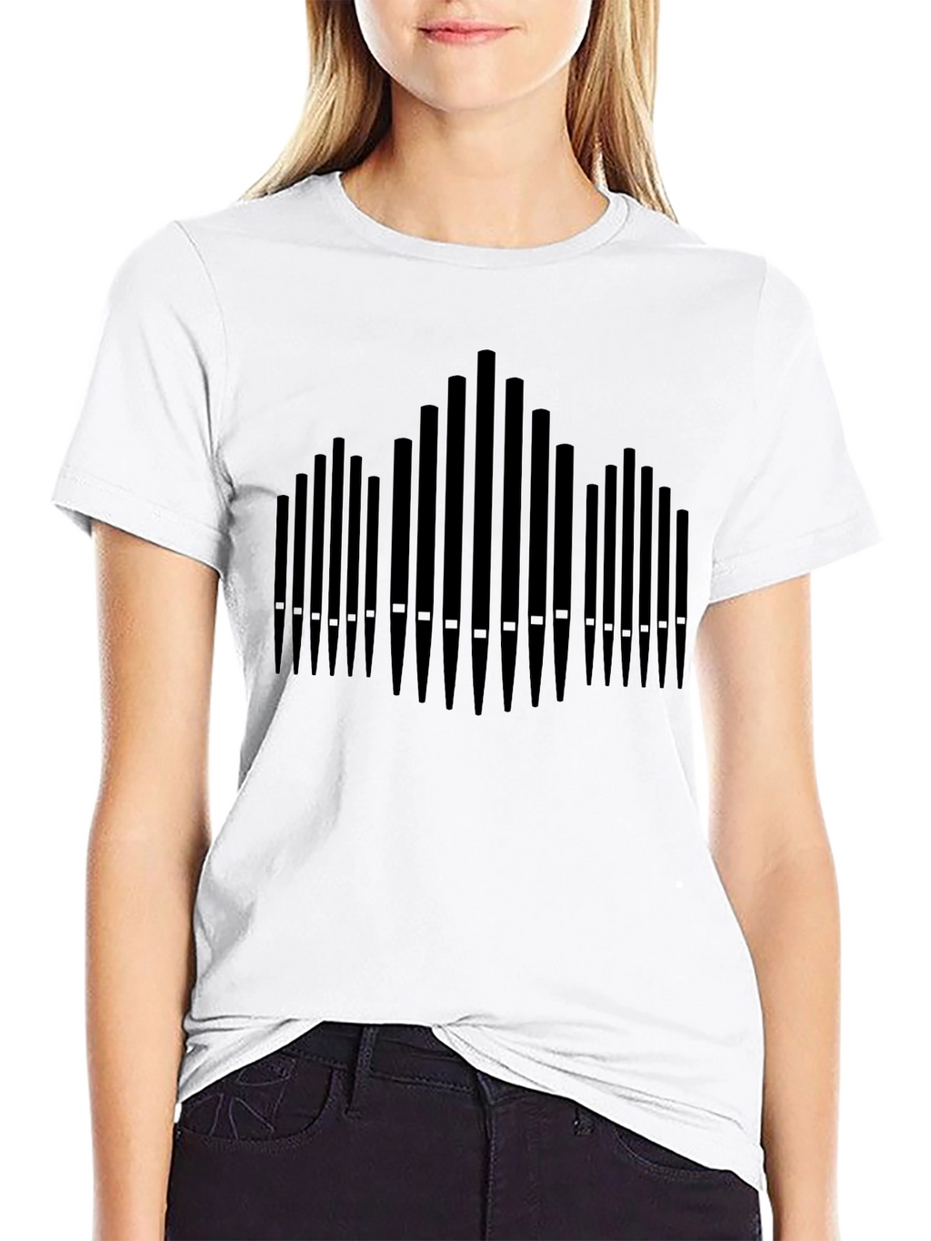 Organ Pipe T-Shirt: Musical Instrument Tee