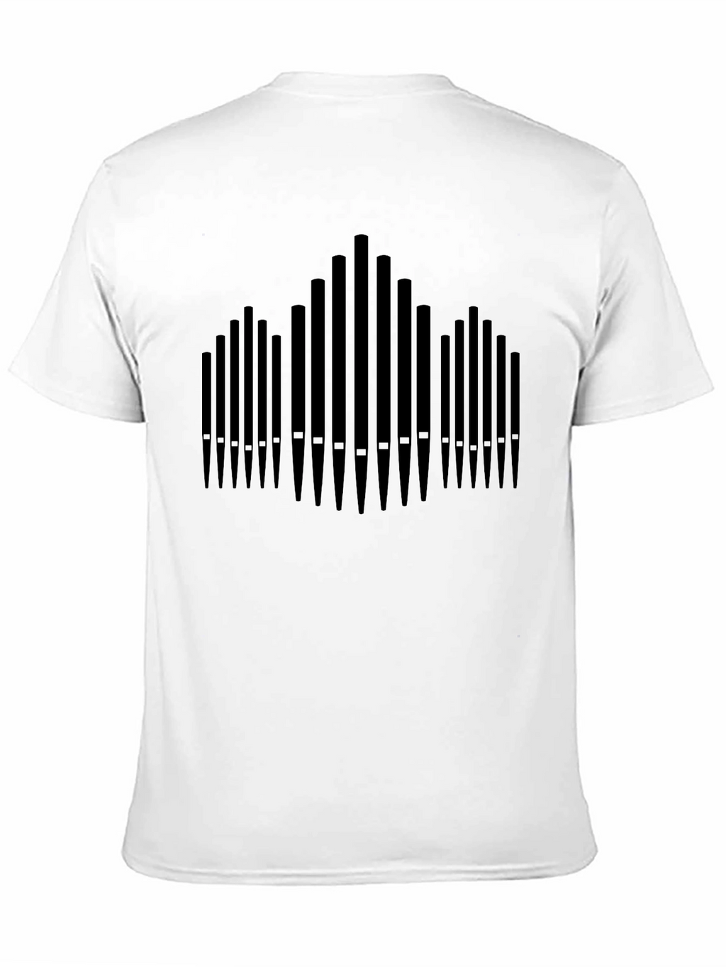 Organ Pipe T-Shirt: Musical Instrument Tee