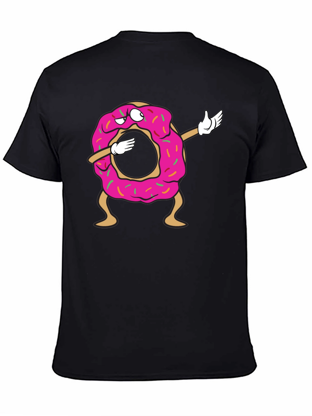 Dabbing Donut Graphic T-Shirt - Fun & Stylish Tee