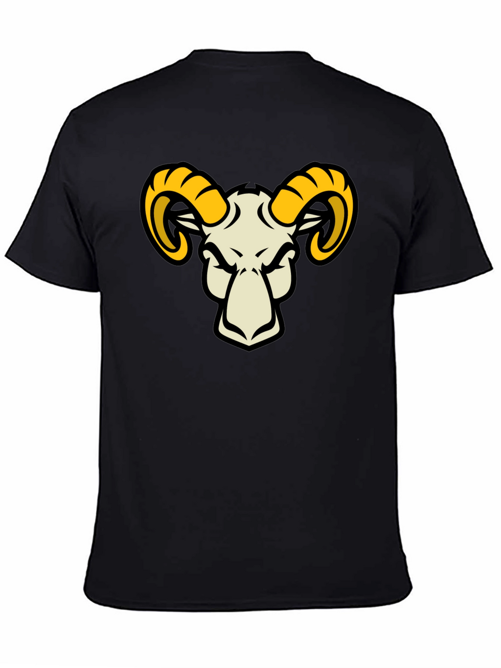 Ram Graphic Black T-Shirt