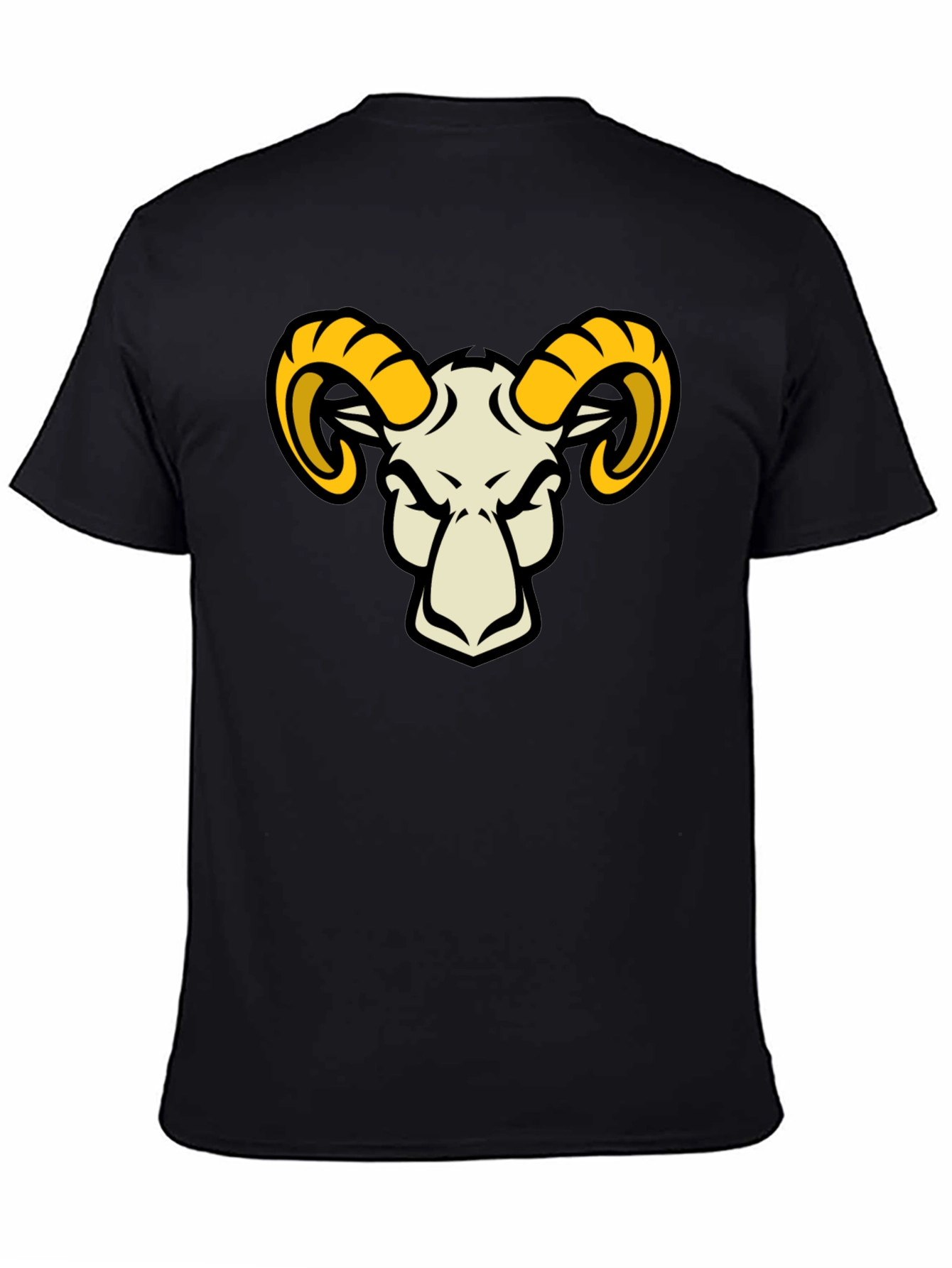Ram Graphic Black T-Shirt