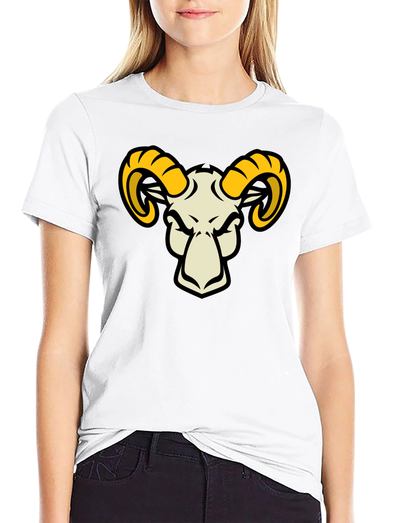 Ram Graphic Black T-Shirt