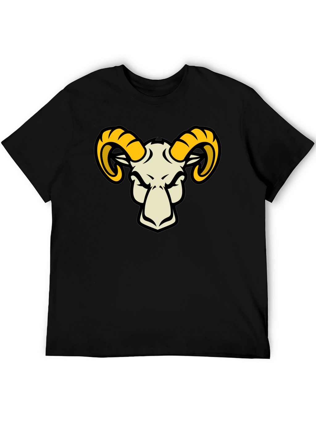 Ram Graphic Black T-Shirt