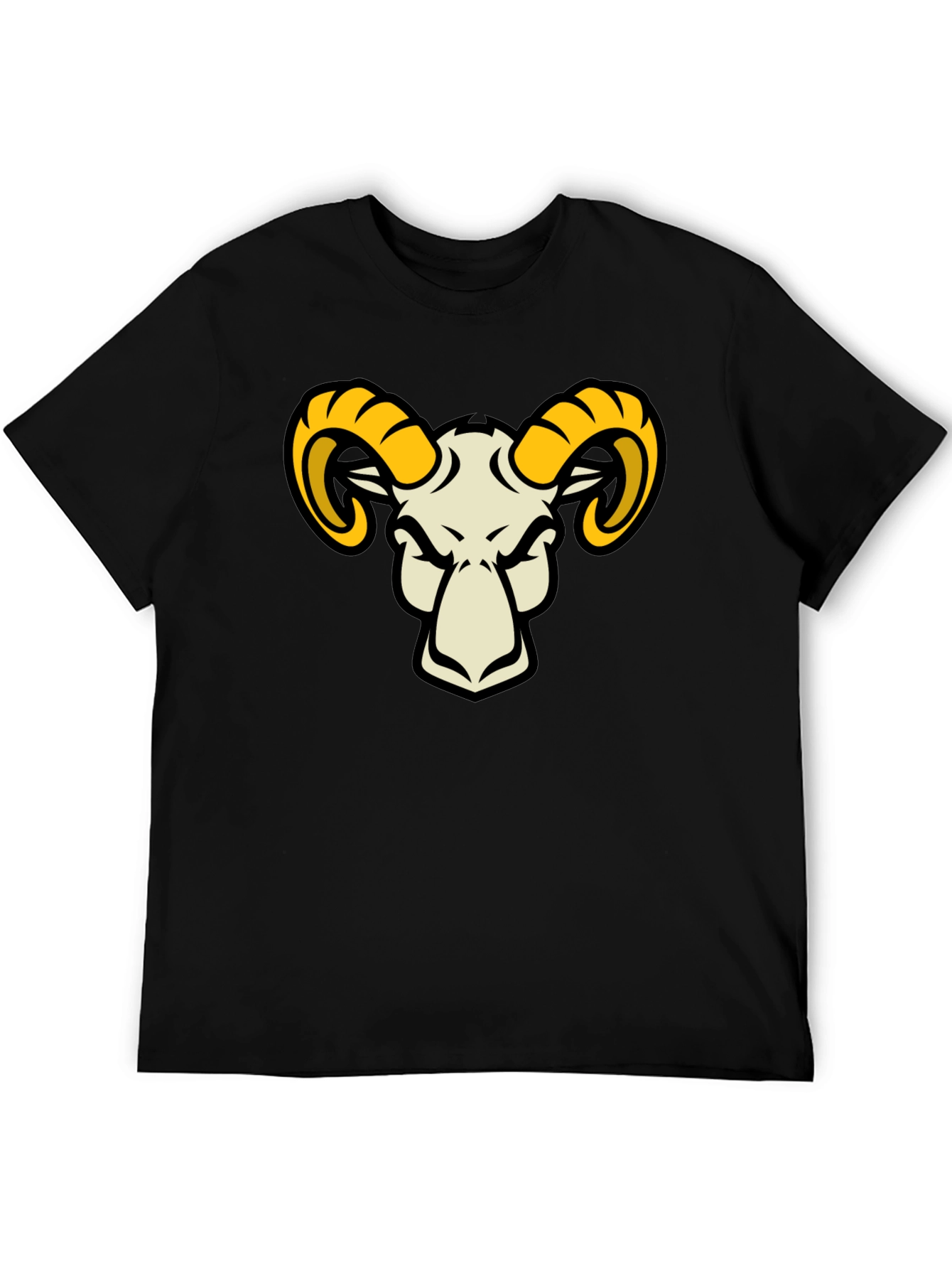 Ram Graphic Black T-Shirt