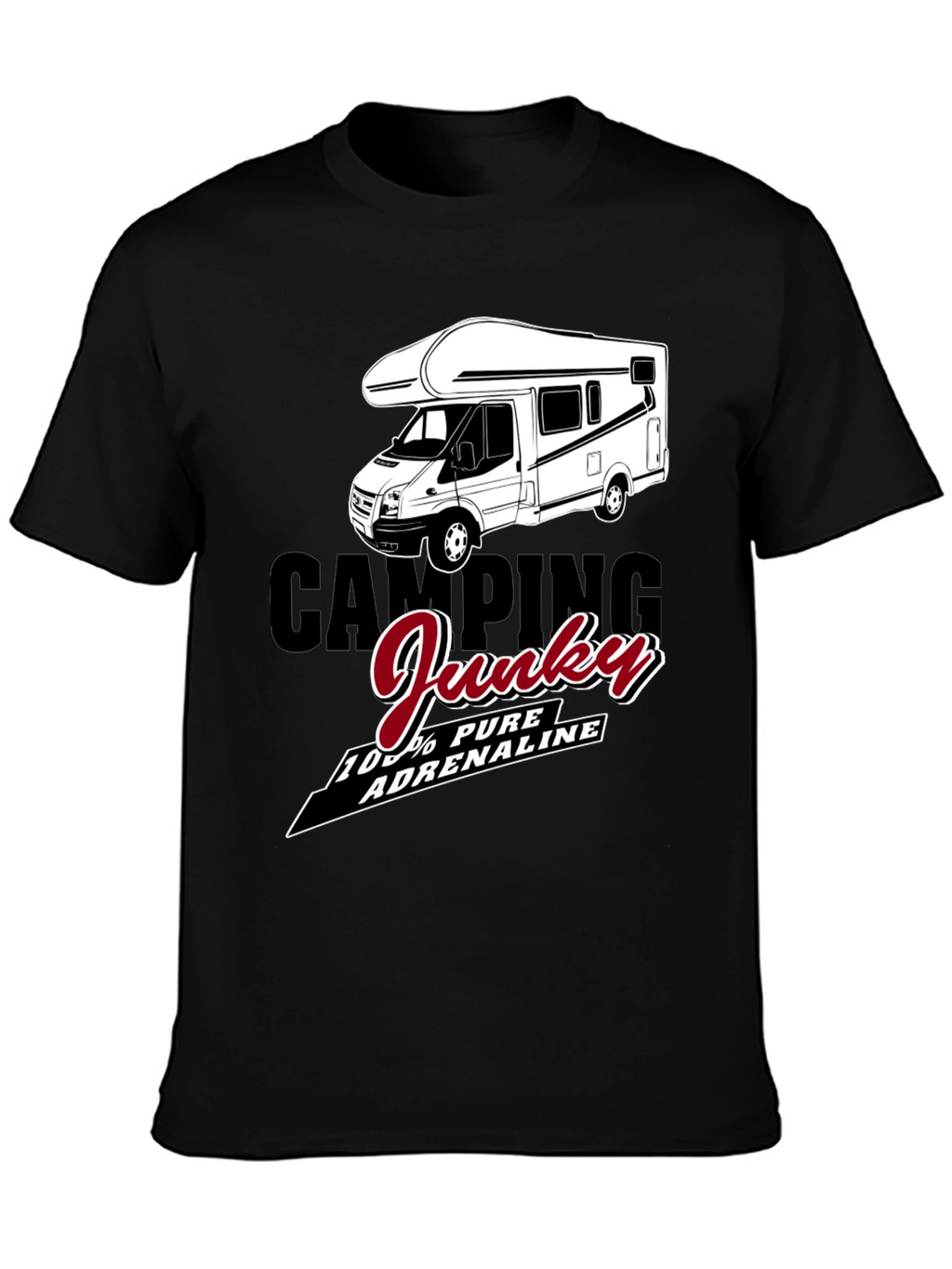 Camping Junky T-Shirt - 100% Pure Adrenaline