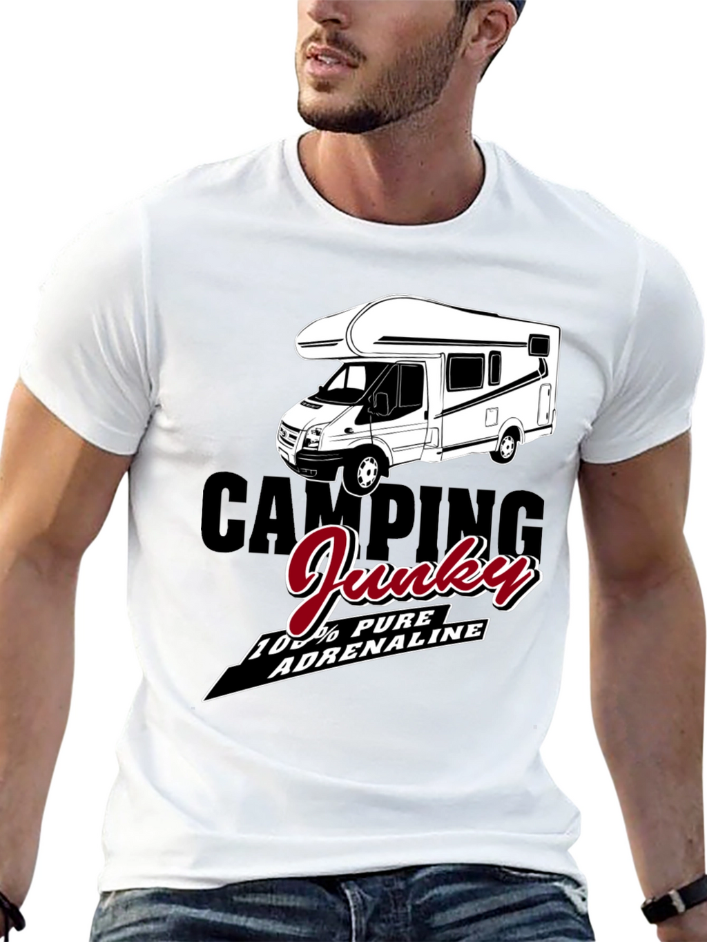 Camping Junky T-Shirt - 100% Pure Adrenaline