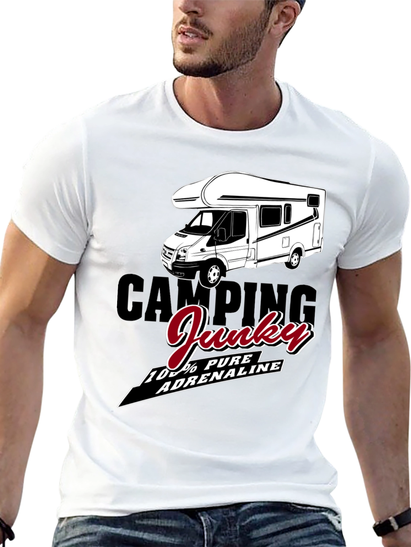 Camping Junky T-Shirt - 100% Pure Adrenaline