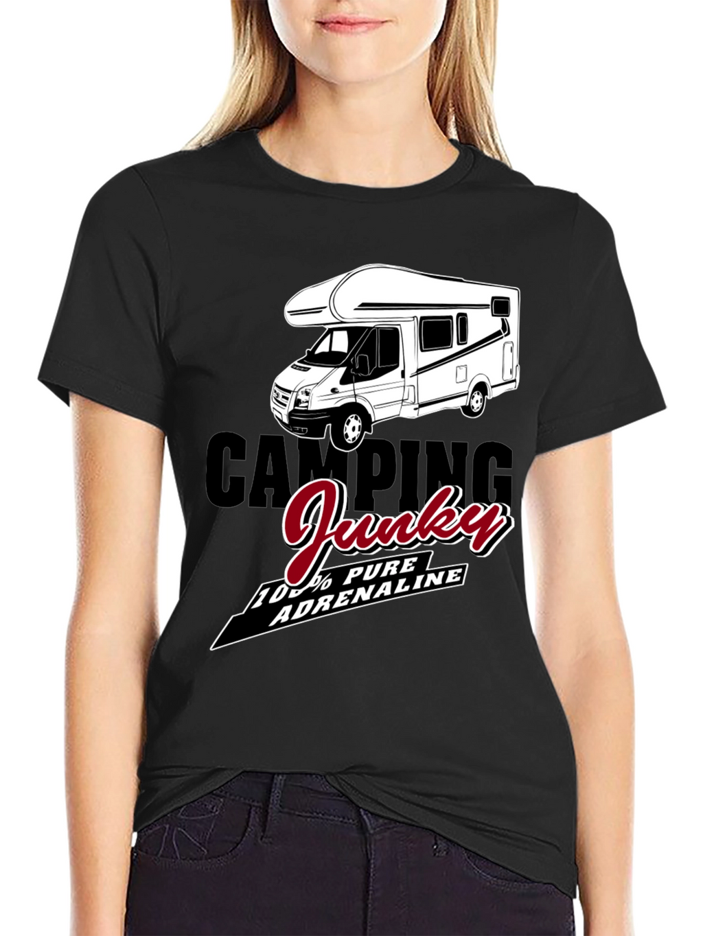 Camping Junky T-Shirt - 100% Pure Adrenaline