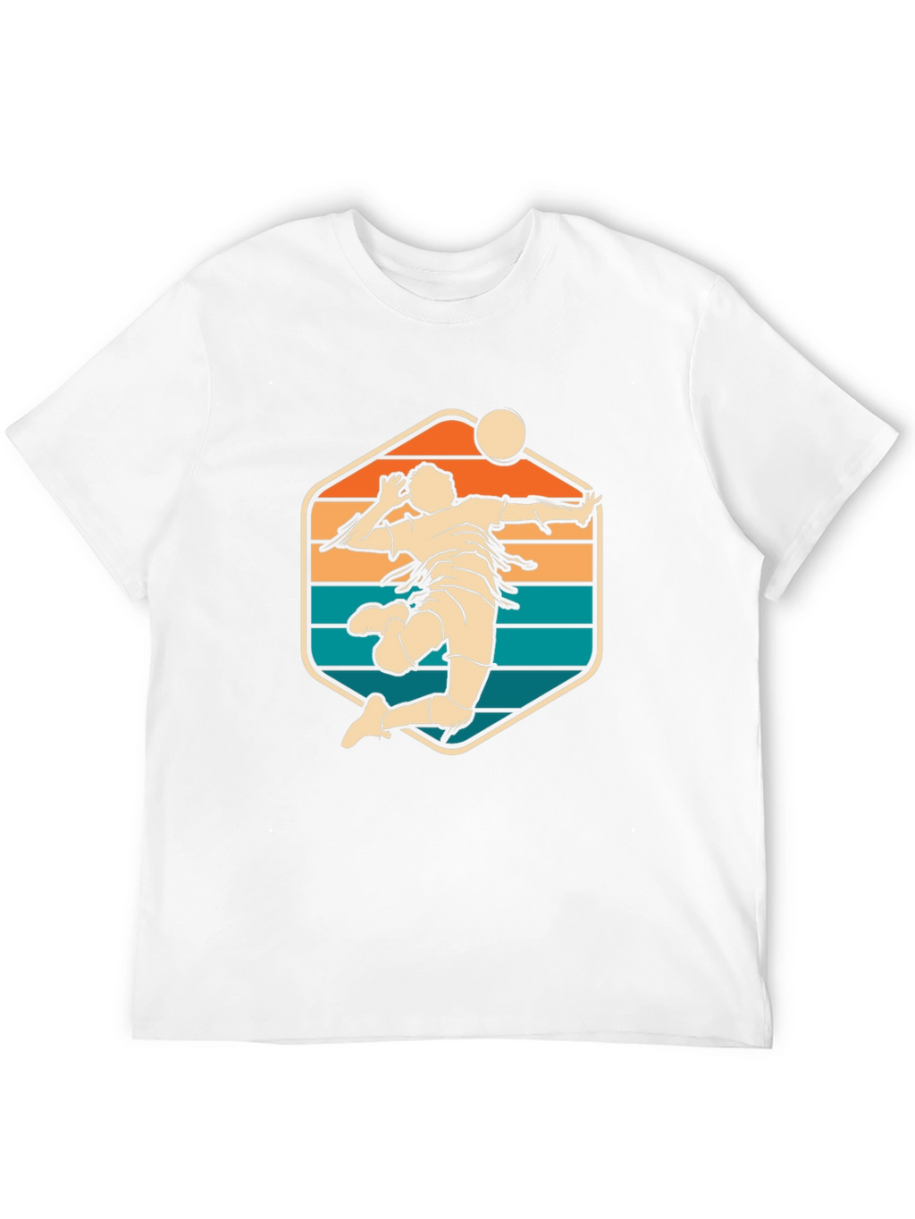 Volleyball Retro Graphic T-Shirt
