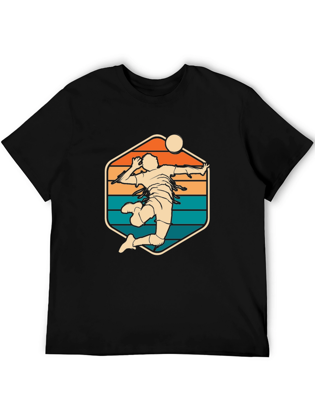 Volleyball Retro Graphic T-Shirt
