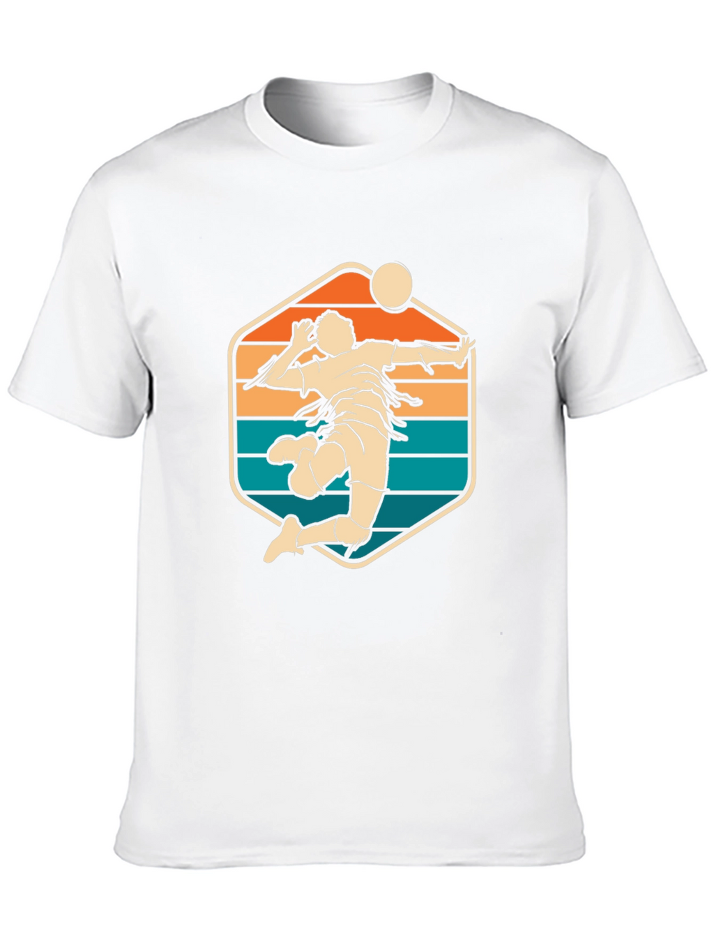 Volleyball Retro Graphic T-Shirt