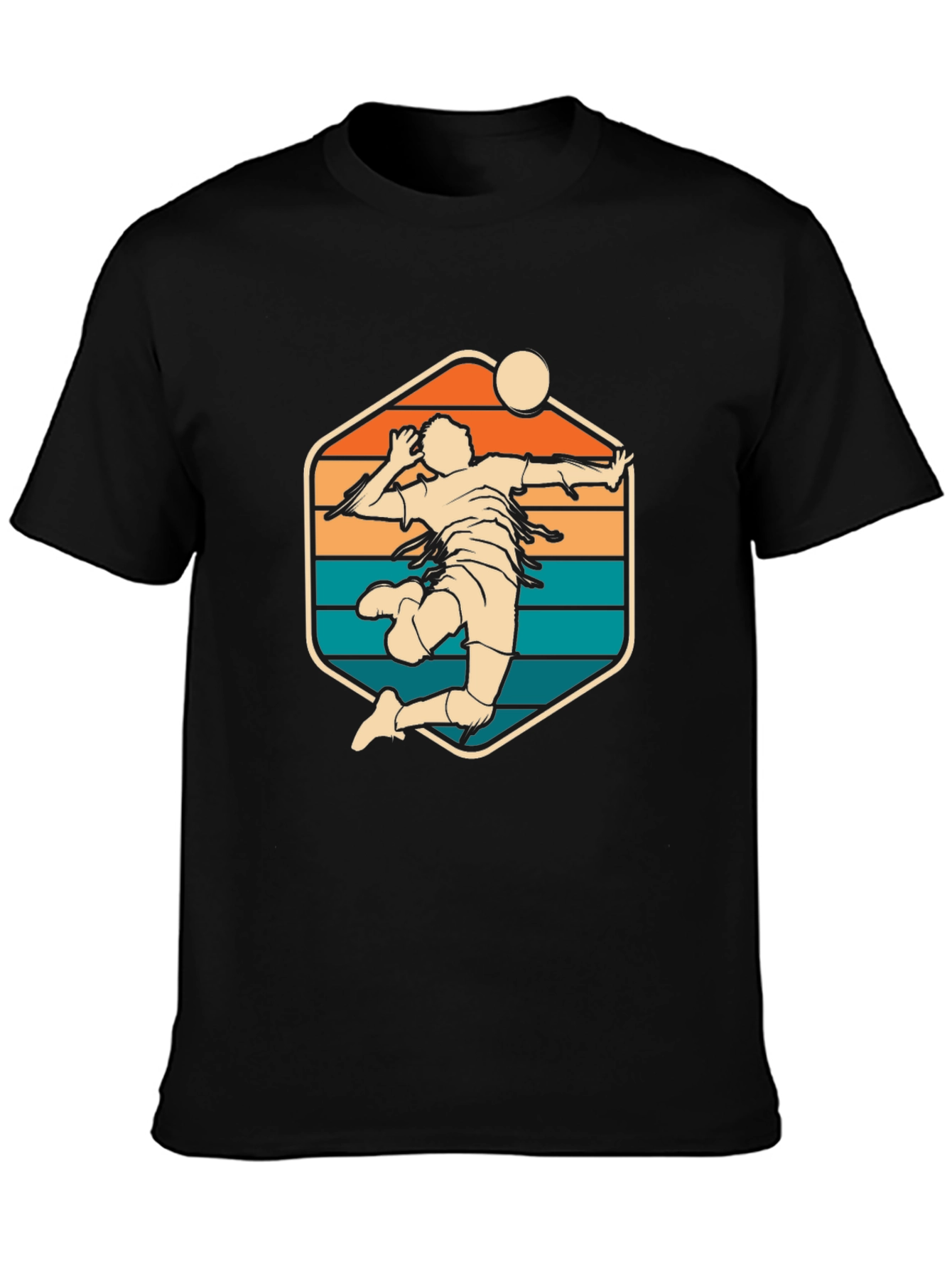 Volleyball Retro Graphic T-Shirt