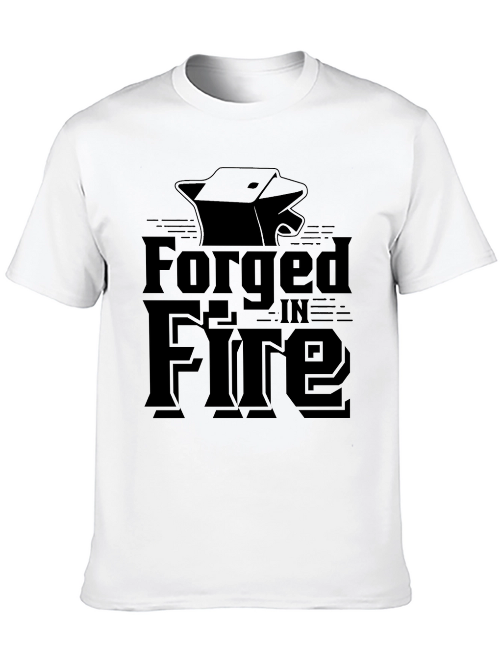 Forged In Fire Black Graphic Tee